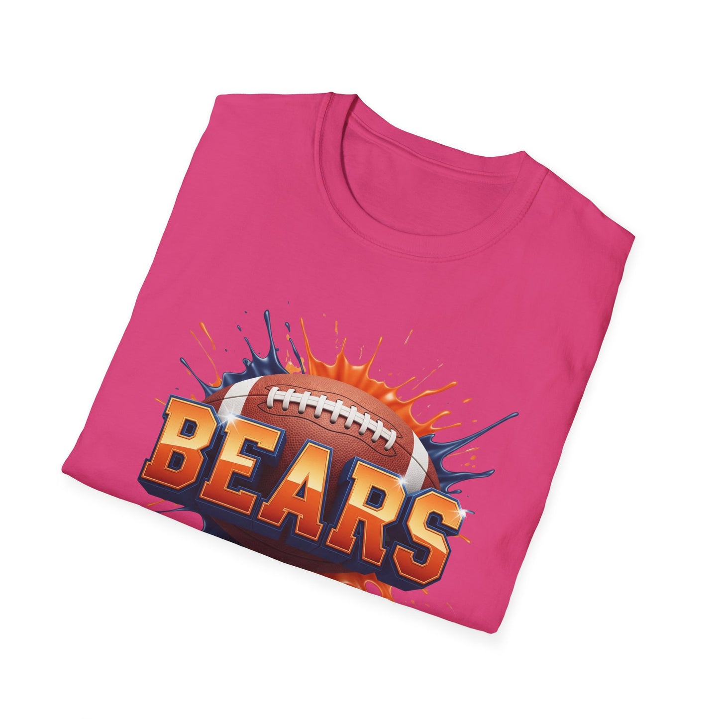Chicago Football Unisex T-Shirt, Chicago Team Tee, Football Gift for Chicago Fans, Game Day Shirt, Sports Fan Apparel, Football Tee