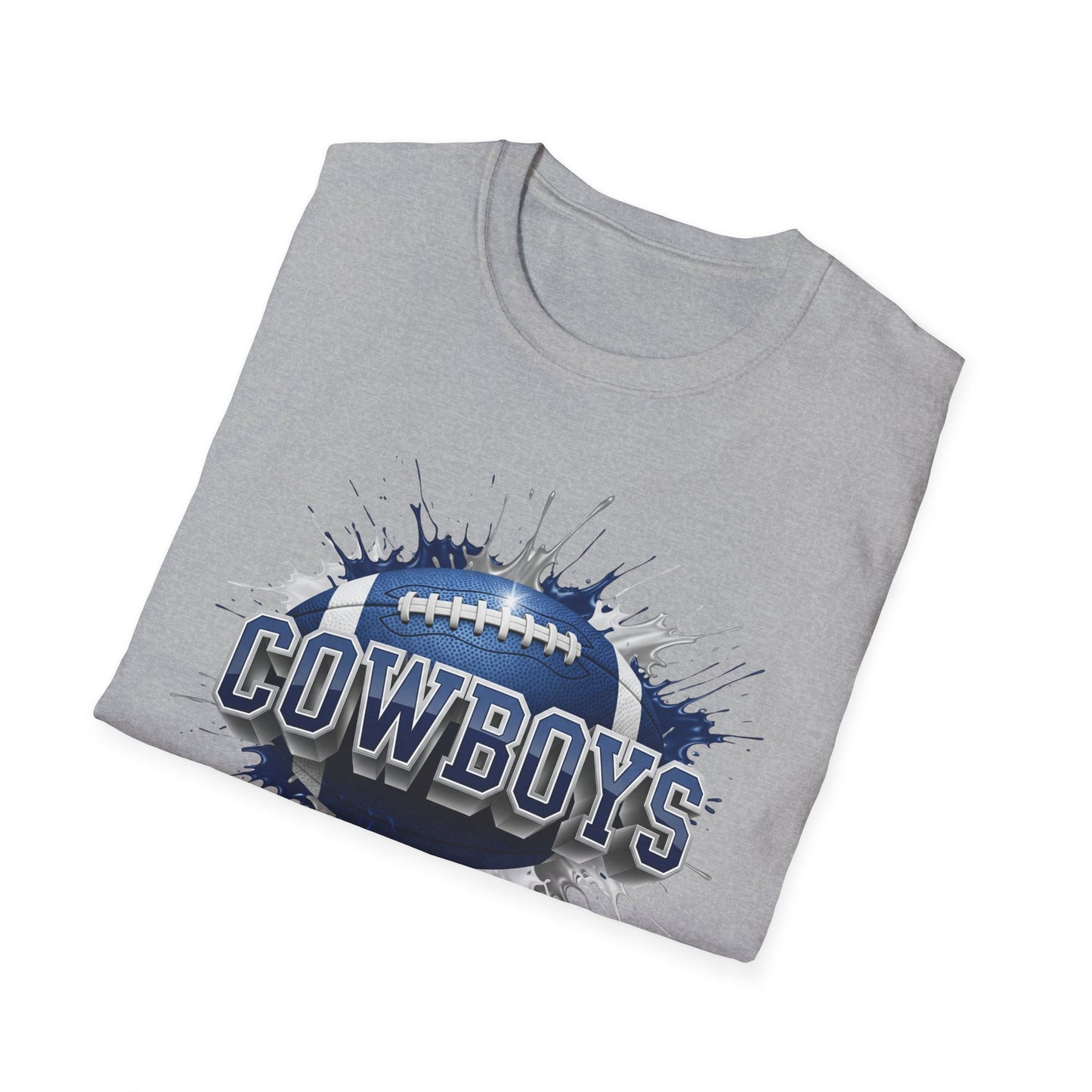 Dallas Football Unisex T-Shirt, Dallas Team Tee, Football Gift for Dallas Fans, Game Day Shirt, Sports Fan Apparel Football Tee