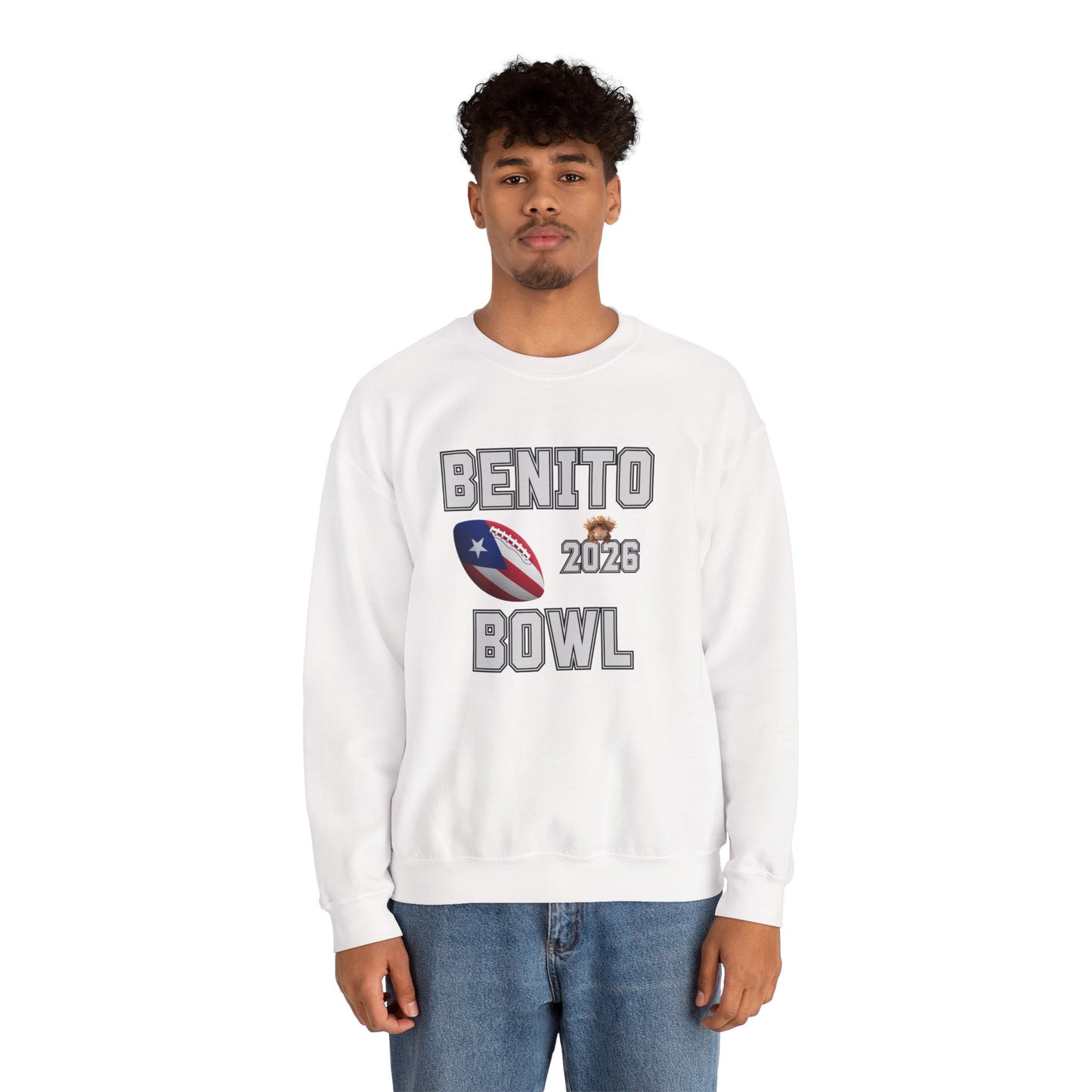 Benito Bowl Halftime 2026 Sweatshirt, Benito Bowl Shirt, Football Fan Gift, Puerto Rico Heritage Sweatshirt, Boriqua Pride Gift
