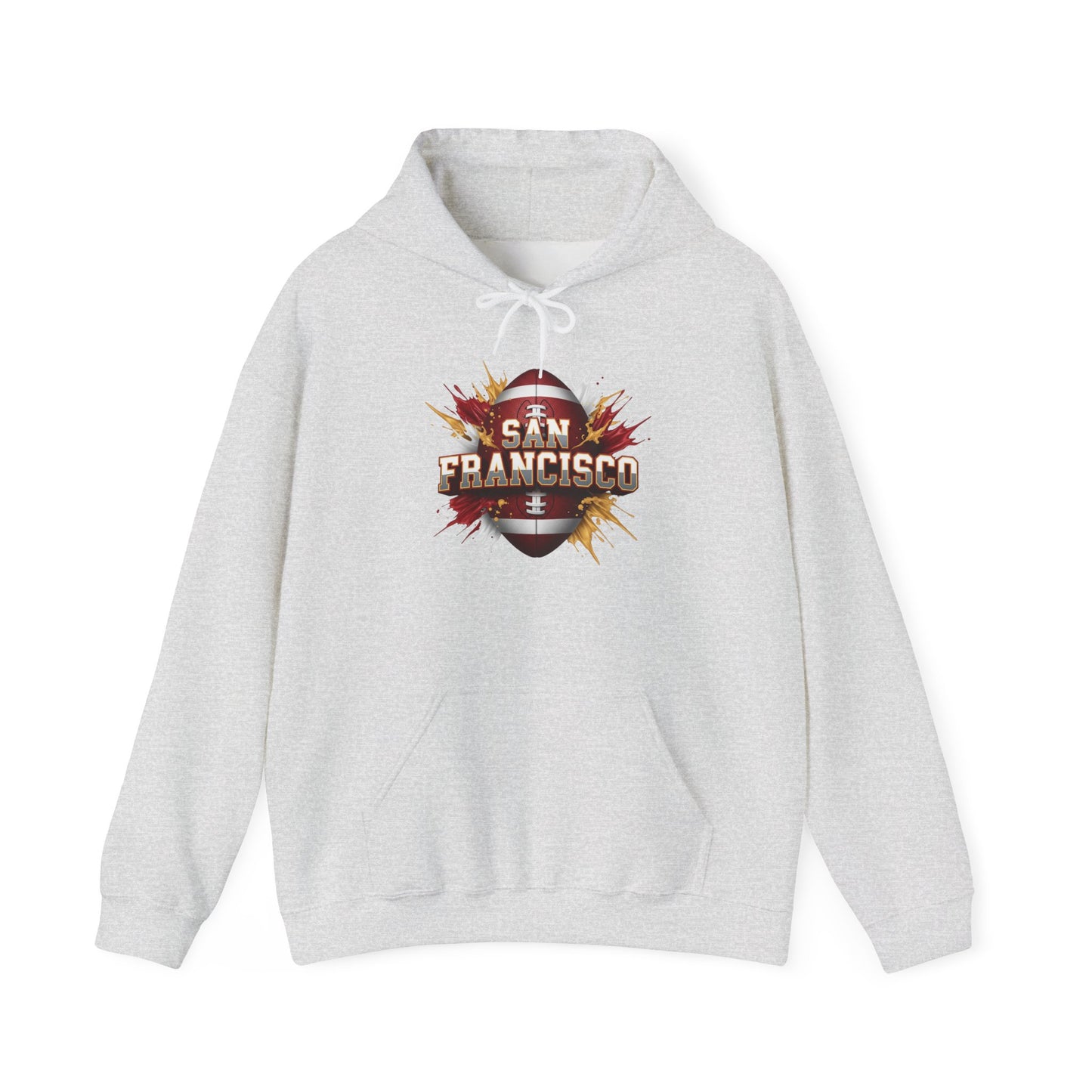 San Francisco Football Hoodie, San Francisco Team Hoodie, Football Gift for San Francisco Fans, Game Day Sports Fan Apparel, Football Fan