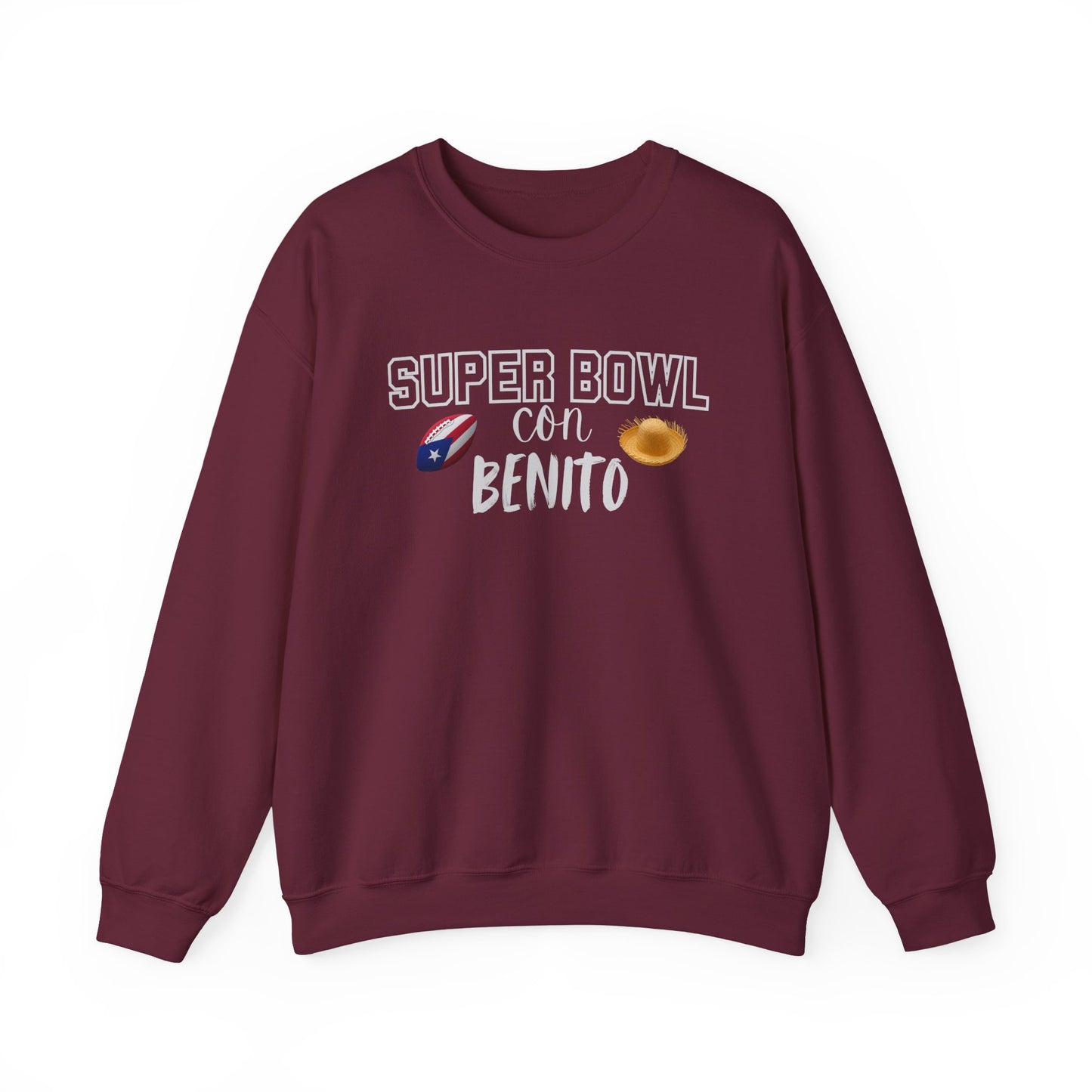 Benito Bowl Halftime 2026 Sweatshirt, Benito Bowl Shirt, Football Fan Gift, Puerto Rico Heritage Sweatshirt, Boriqua Pride Gift