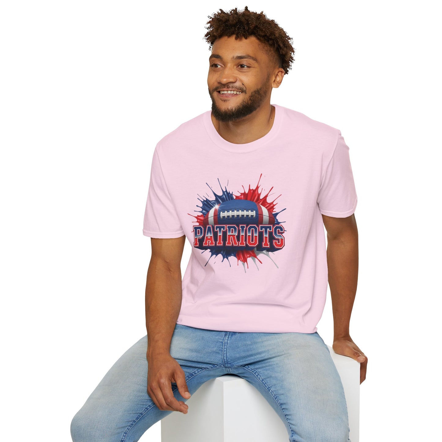 New England Football Unisex T-Shirt, New England Team Tee, Football Gift for New England Fans, Game Day Shirt Sports Fan Football Apparel