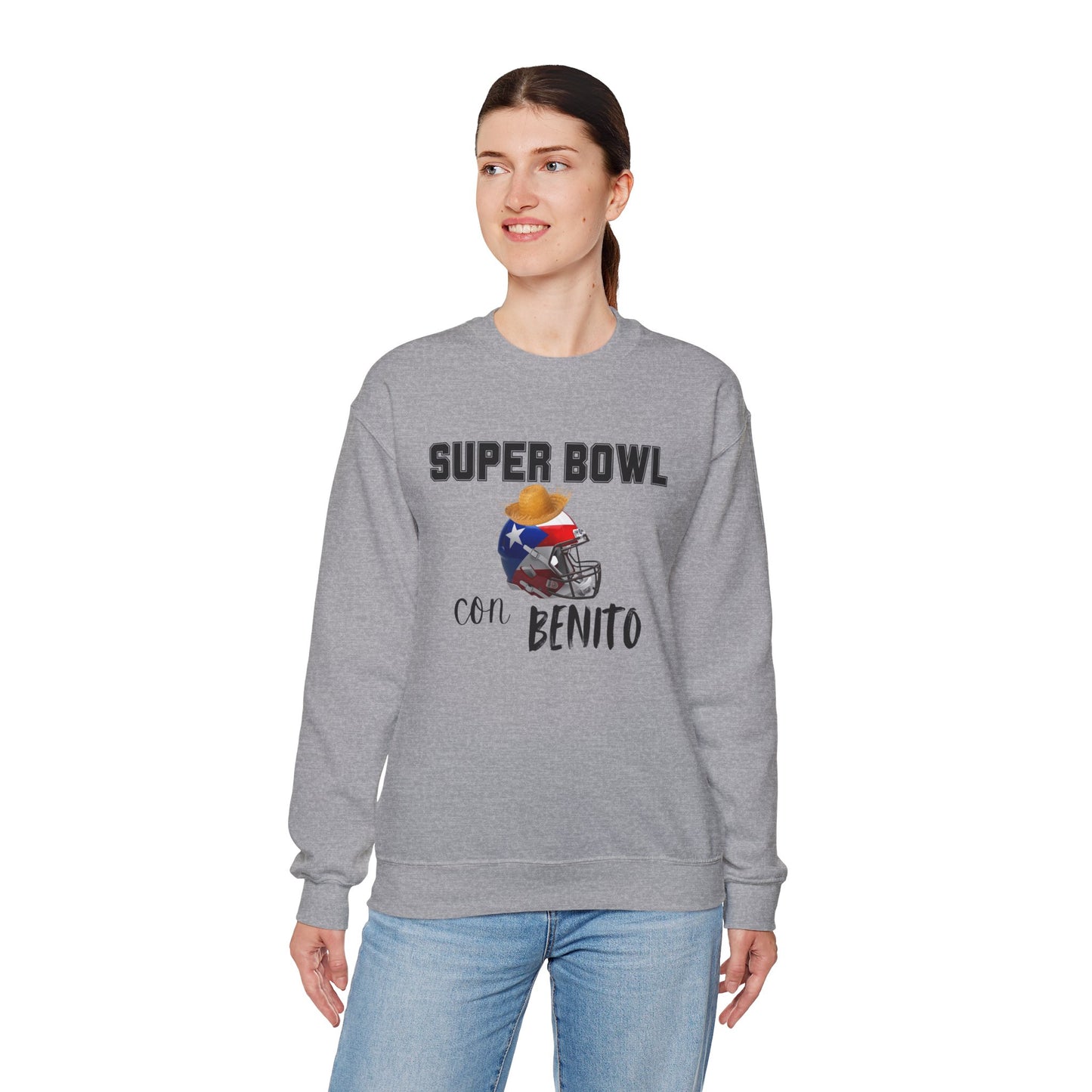 Benito Bowl Halftime 2026 Sweatshirt, Benito Bowl Shirt, Football Fan Gift, Puerto Rico Heritage Sweatshirt, Boriqua Pride Gift