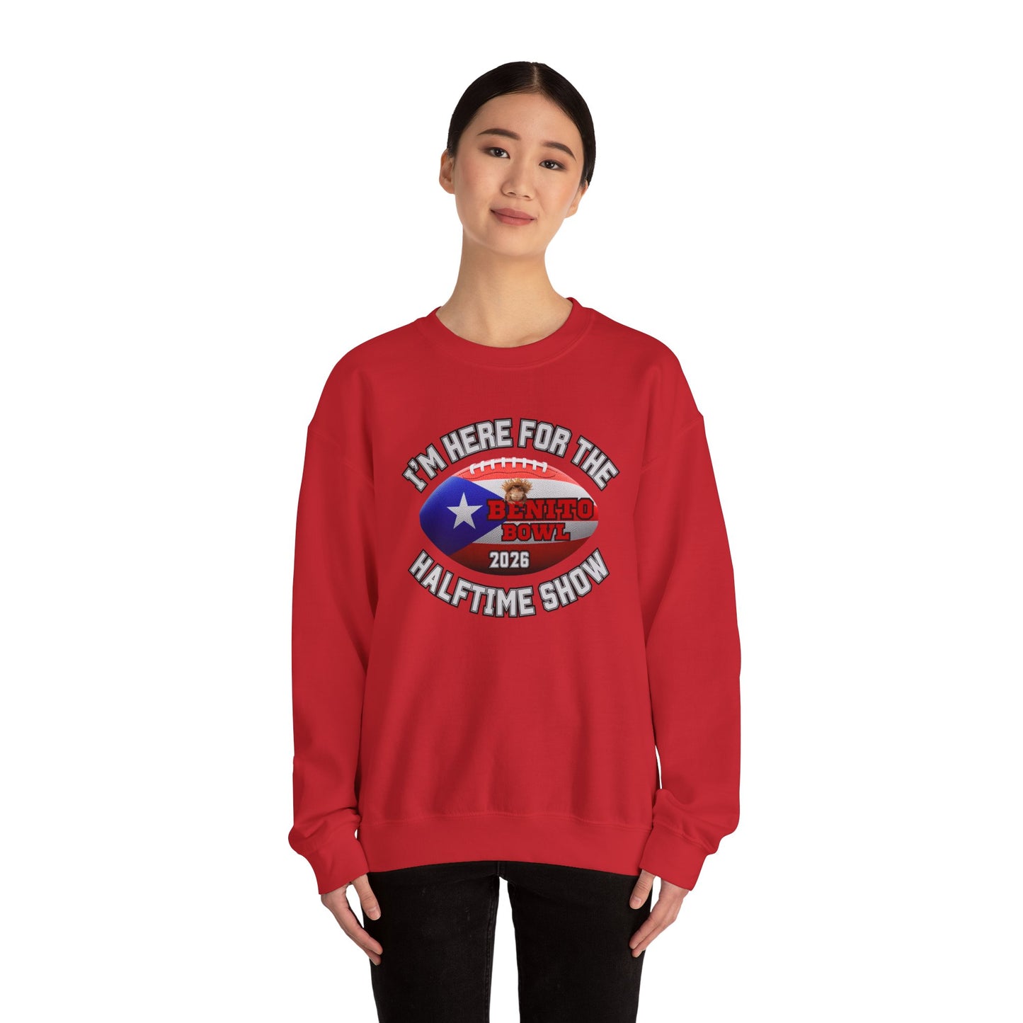 Benito Bowl Halftime 2026 Sweatshirt, Benito Bowl Shirt, Football Fan Gift, Puerto Rico Heritage Sweatshirt, Boriqua Pride Gift