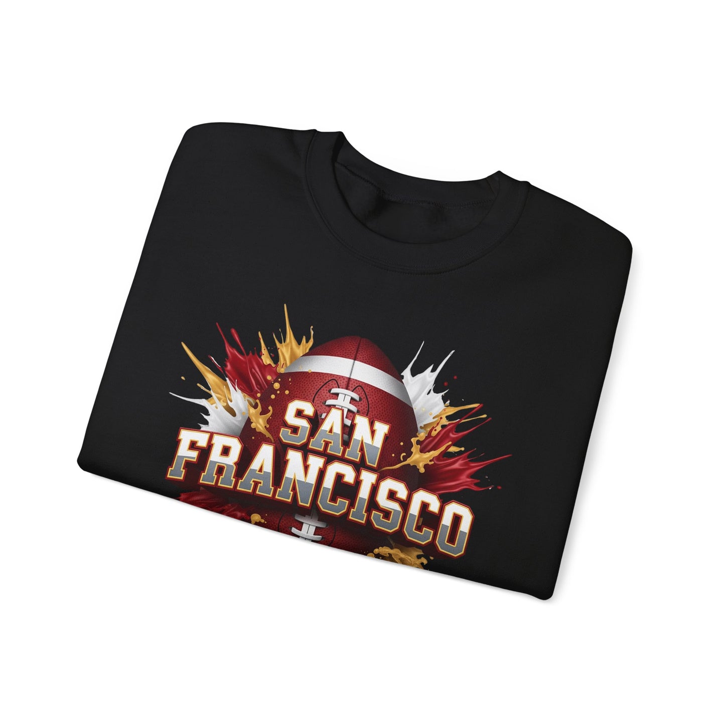 San Francisco Football Sweatshirt, San Francisco Team Sweatshirt, Football Gift for San Fran Fans, Game Day Fan Apparel, Football Fan Gift