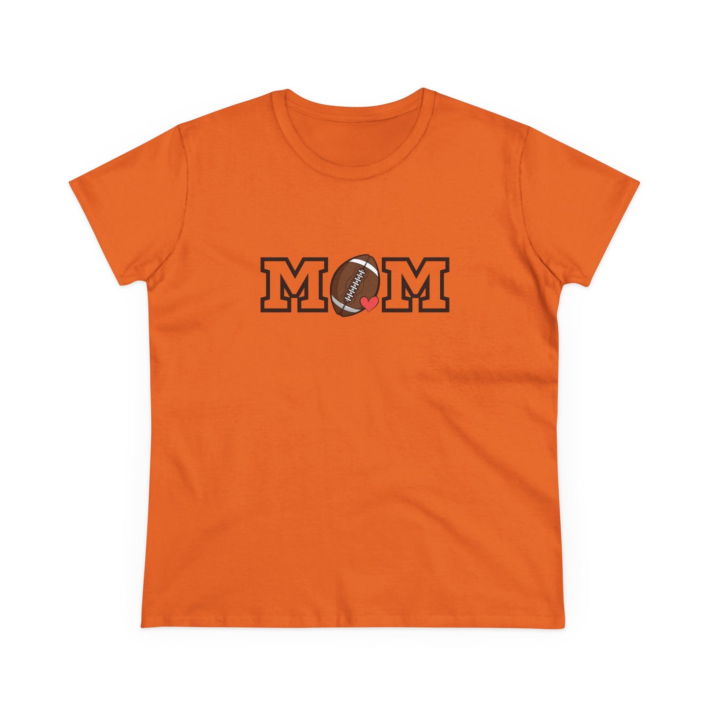 Football Mom Shirt, Sports Mom Gift, Cotton T-Shirt, Football Fan Apparel, Mother's Day Tee, Mom loves Football, Sports Mom
