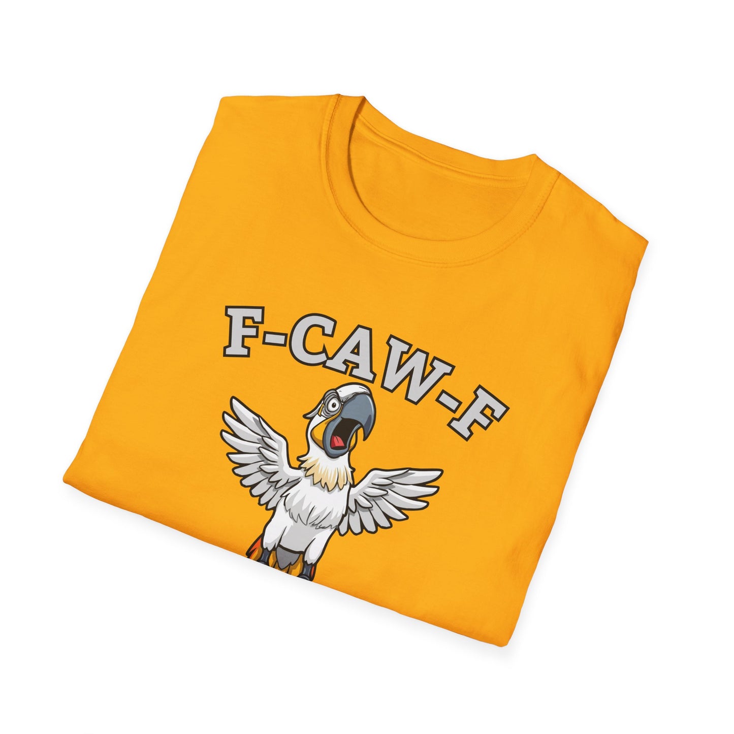 Funny F-CAW-F Macaw Parrot T-Shirt, Parrot Lover Shirt, Macaw Tee, Humorous Top, Macaw Parrot Apparel, Gift for him, Gift for her