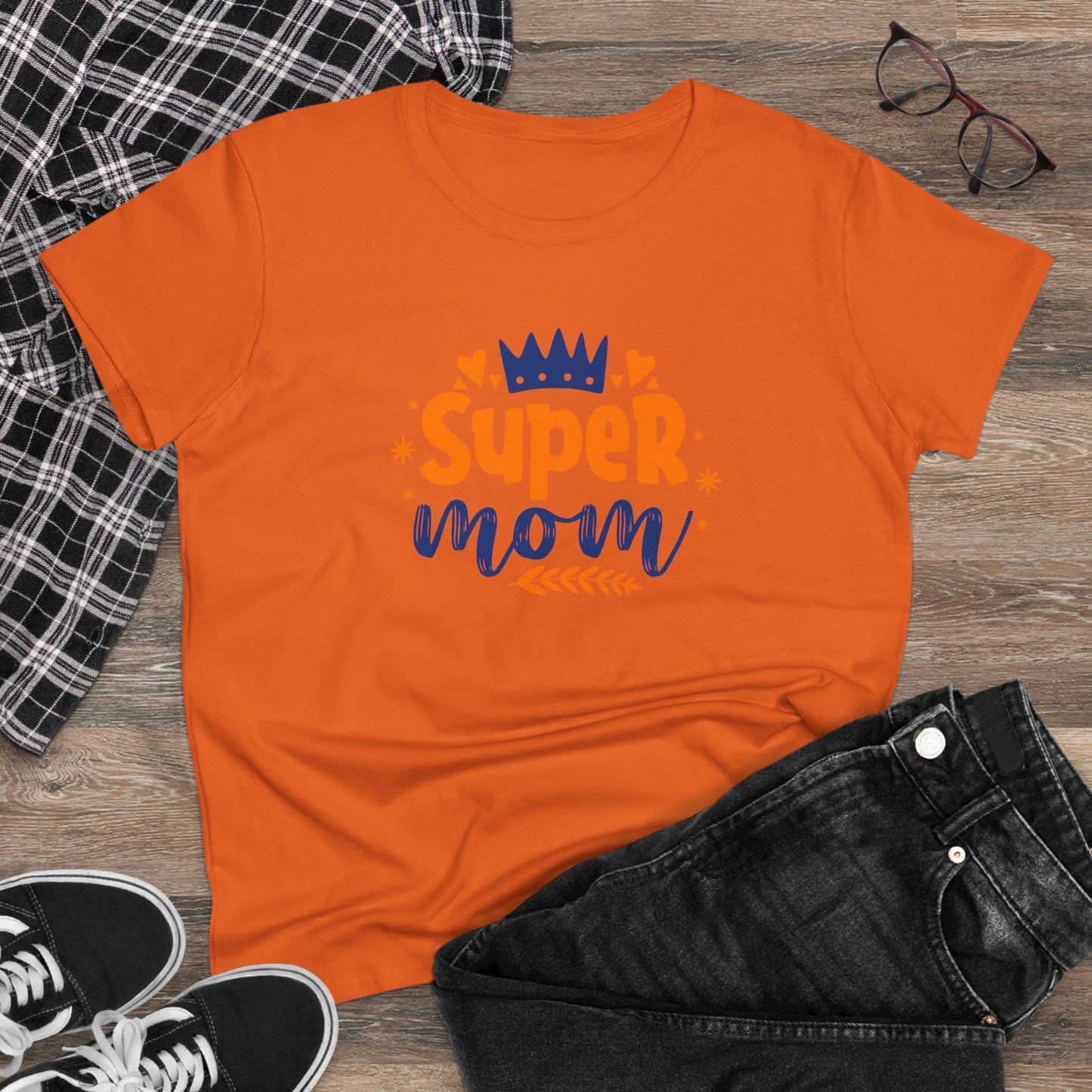 Supermom T-Shirt, Gift for Mom, Cute Summer Top, Mother's Day Gift, Family Gatherings, Casual Wear, Mom's Birthday, Supermom