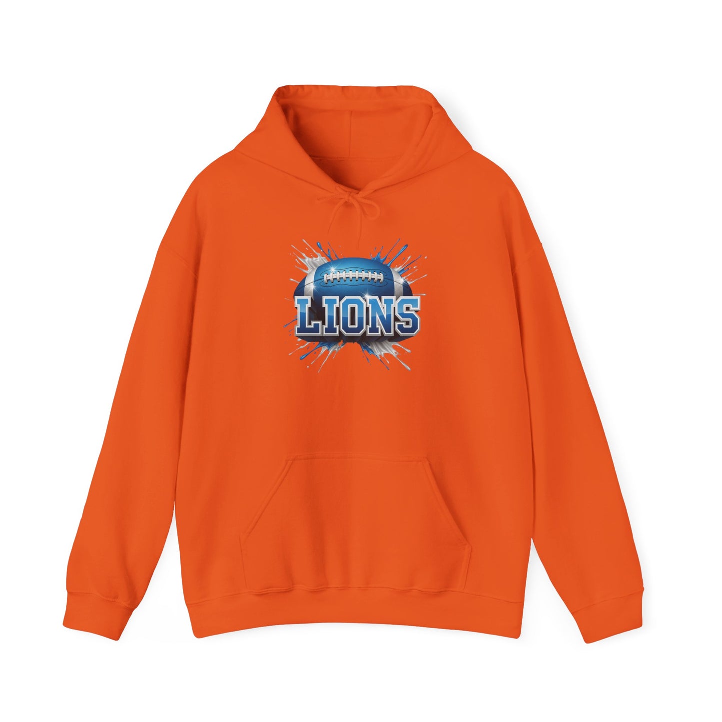 Detroit Football Hoodie, Detroit Team Hoodie, Football Gift for Detroit Fans, Game Day Sports Fan Apparel, Football Fan Gift