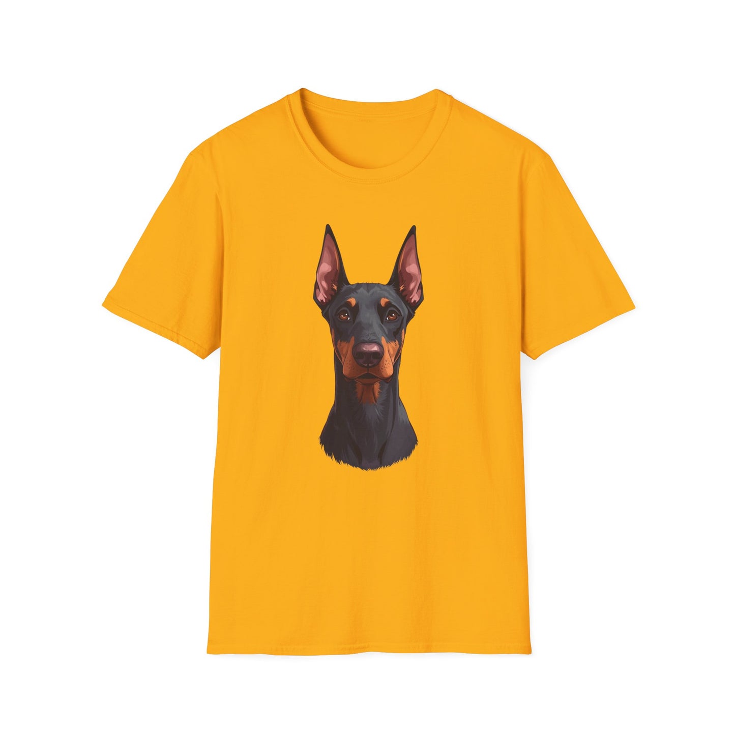 Doberman Dog Portrait Shirt – Doberman Dog Lover Gift, Cute Dog Mom Tee, Dog Dad Shirt, Pet Breed Apparel