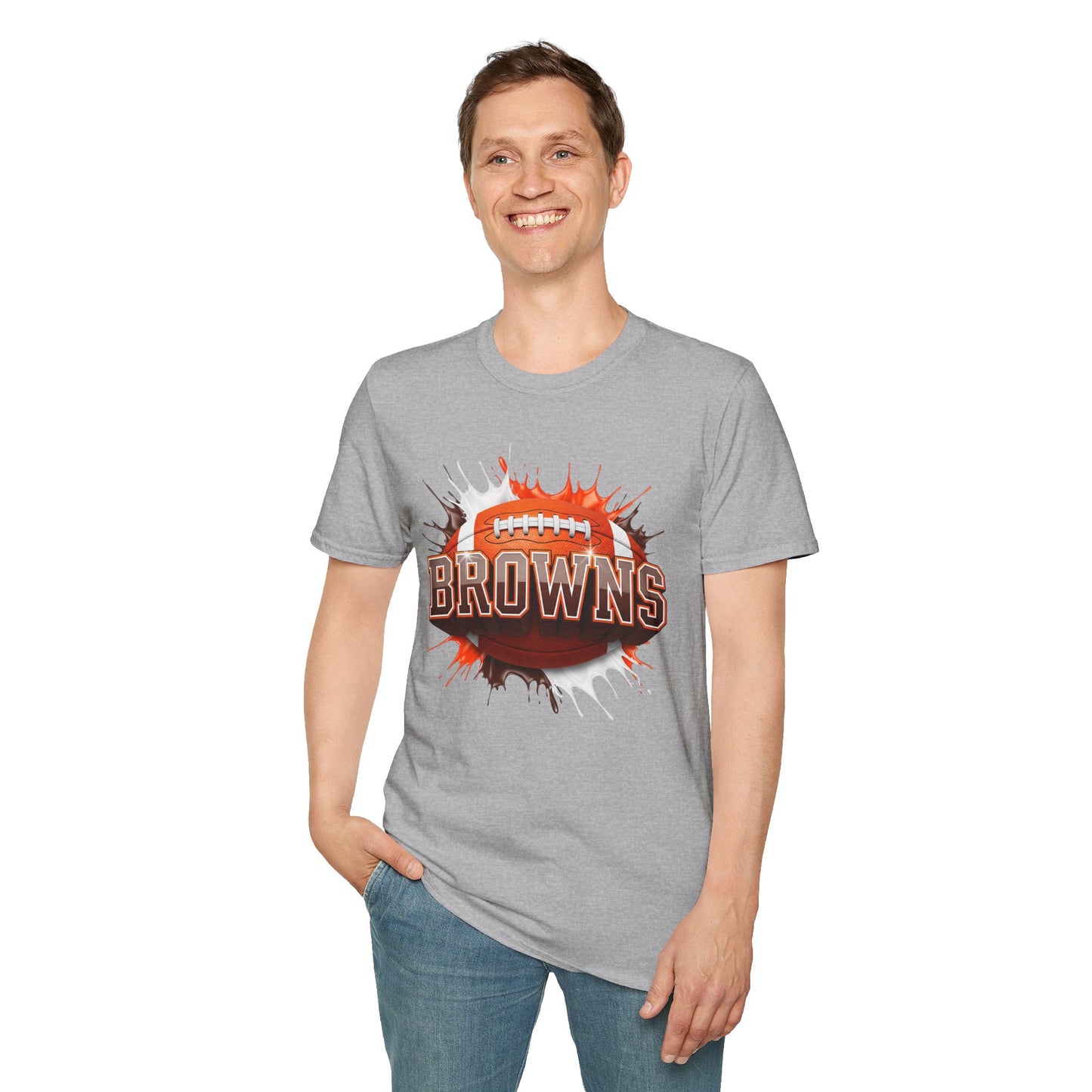 Cleveland Football Unisex T-Shirt, Cleveland Team Tee, Football Gift for Cleveland Fans, Game Day Shirt, Sports Fan Apparel, Football Tee