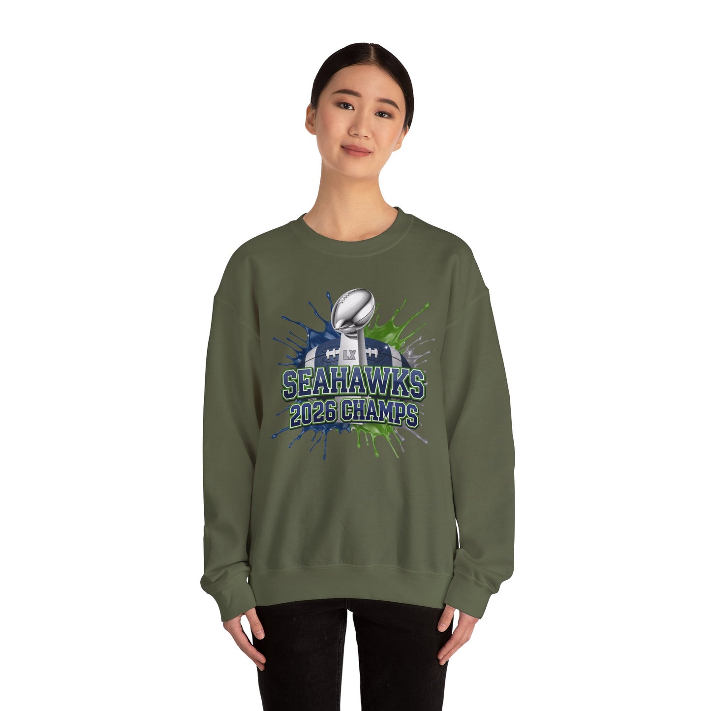 Seahawks 2026 Champions Sweatshirt, Seahawks Football  Fan, 2026 football Champs, Team Victory Sweatshirt