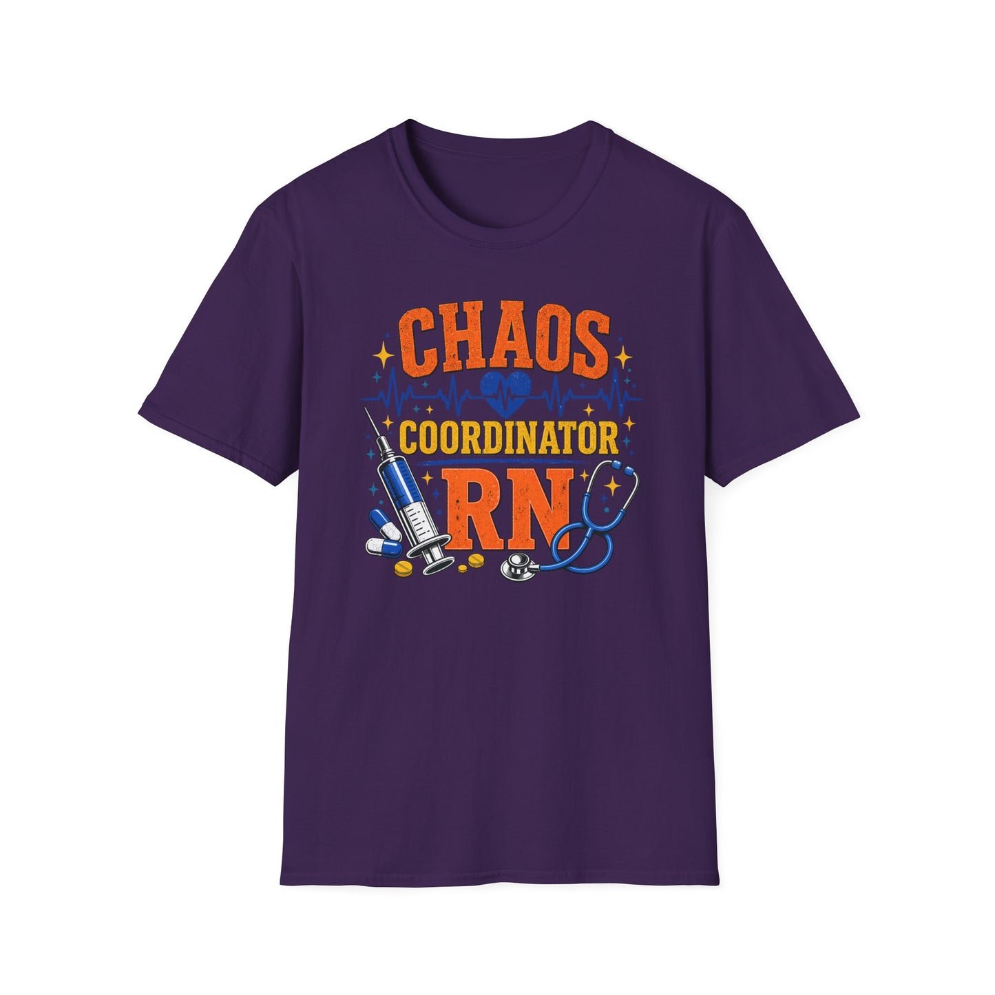 Chaos Coordinator RN Shirt – Funny Nurse Shirt – Nurse Life Tee – Medical Humor Gift for Nurses, RN LPN CNA Nursing Shirt