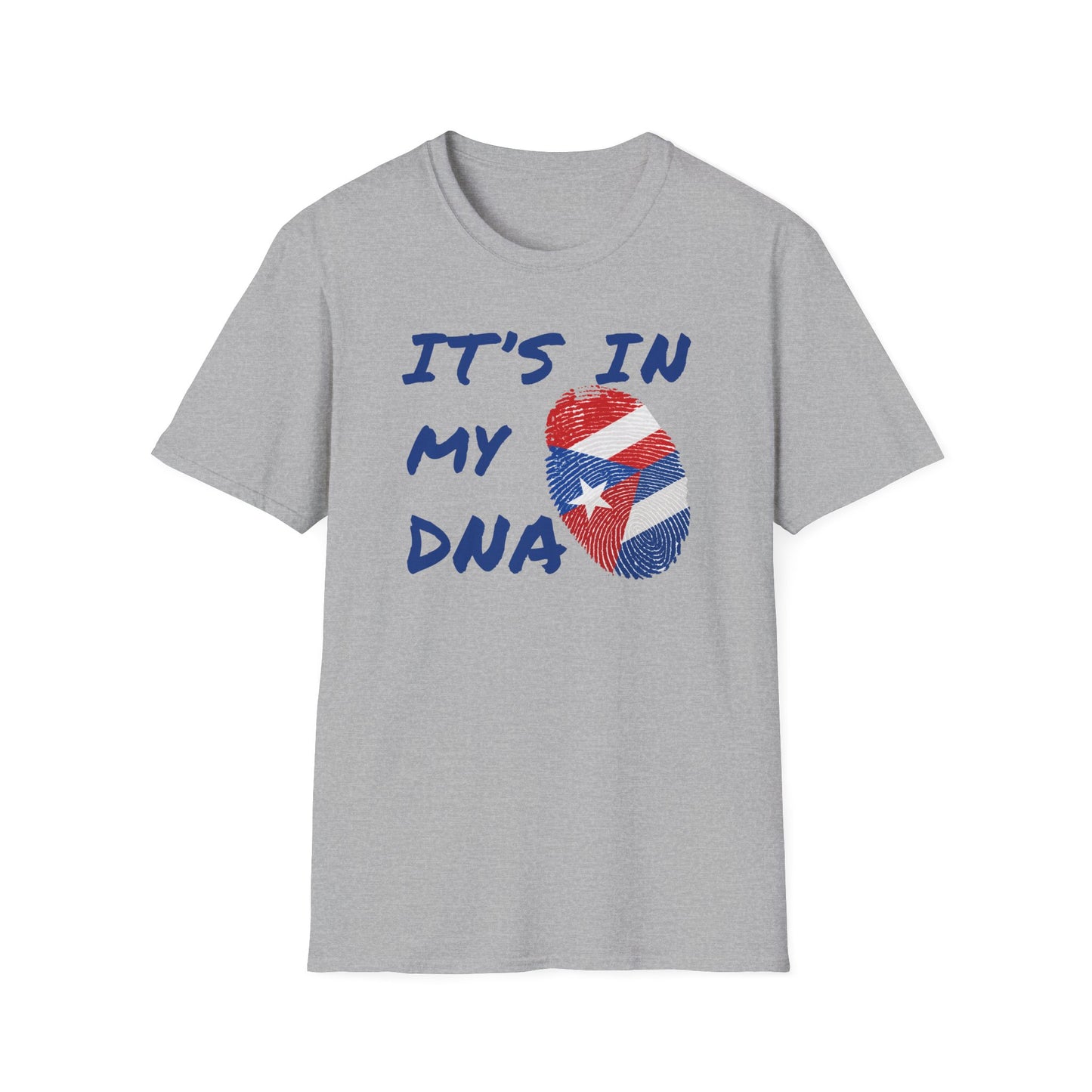 It's In My DNA Cuba-Rican Pride T-Shirt, Graphic Tee for Hispanic Heritage, Cuban - Puerto Rican Heritage, Cuba - Boriqua Pride Tee Gift