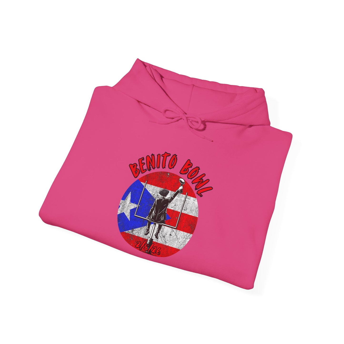 Benito Bowl 2/8/26 Puerto Rico Heritage Hoodie, Boricua Pride Football Fan gift
