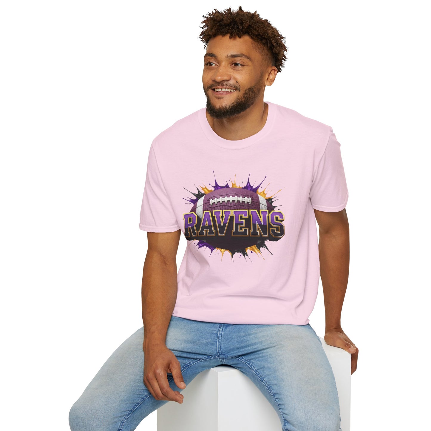 Baltimore Football Unisex T-Shirt, Baltimore Team Tee, Football Gift for Baltimore Fans, Game Day Shirt, Sports Fan Apparel Football Tee