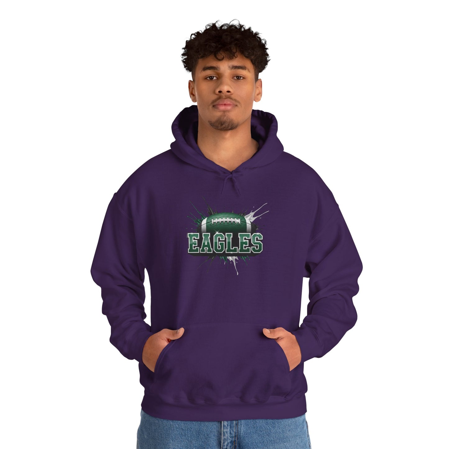 Philadelphia Football Hoodie, Philadelphia Team Hoodie, Football Gift for Philadelphia Fans, Game Day Sports Fan Apparel, Football Fan Gift