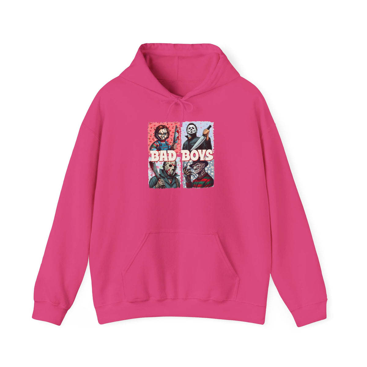 Horror Movie Villains Halloween Bad Boys Unisex Hoodie, Scary Movie Pullover, Horror Movie Sweatshirt, Halloween Costume Hoodie