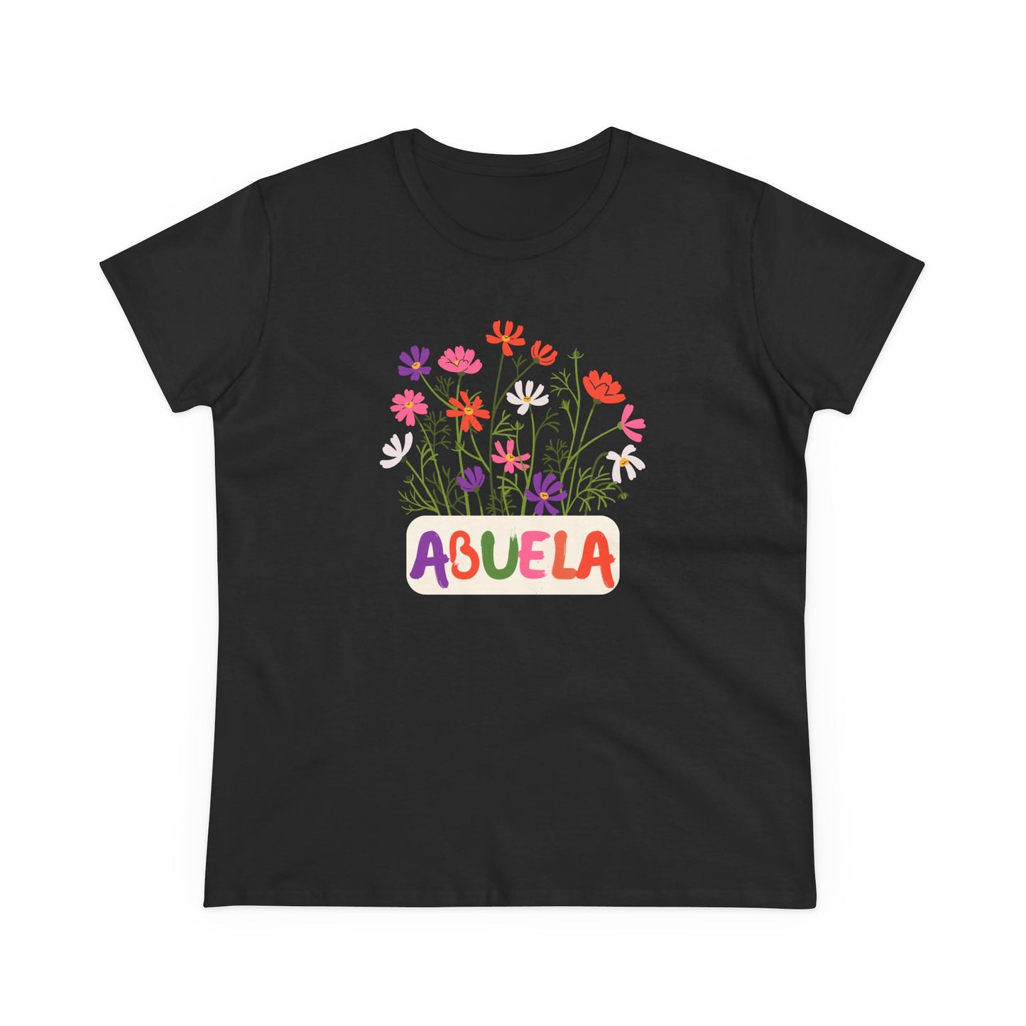 Abuela con Flores Shirt, Gift for Grandma, Gift for Abuela, Mothers Day Gift, Dia de las madres regalo, Abuela Gifts, Gift for Mom