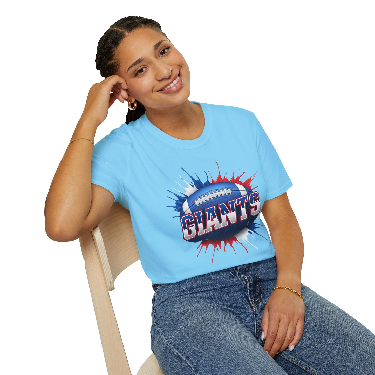 New York Football Unisex T-Shirt, New York Team Tee, Football Gift for New York Fans, Game Day Shirt, Sports Fan Apparel, Football Tee