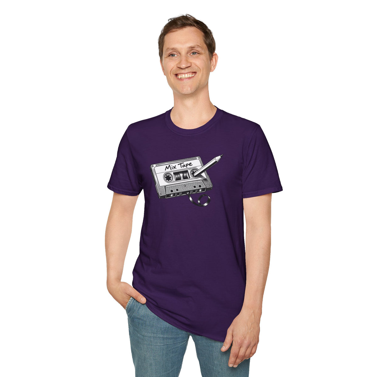 Retro Cassette Shirt, Vintage Music T-Shirt, Analog Audio Tee, Old School Music Lover Gift