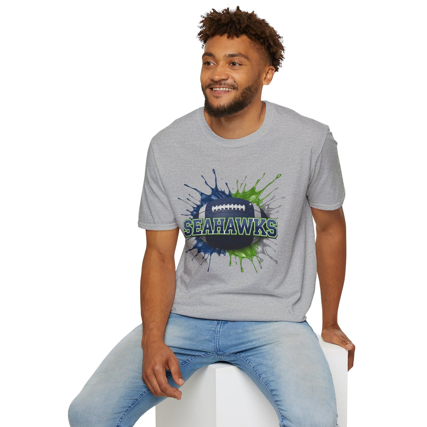 Seattle Football Unisex T-Shirt, Seattle Team Tee, Football Gift for Seattle Fans, Game Day Shirt, Sports Fan Apparel Football