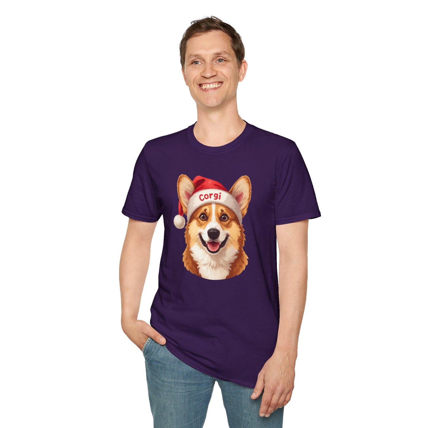 Corgi Dog Portrait Shirt – Corgi Dog Lover Gift, Cute Dog Mom Tee, Dog Dad Shirt, Pet Breed Apparel