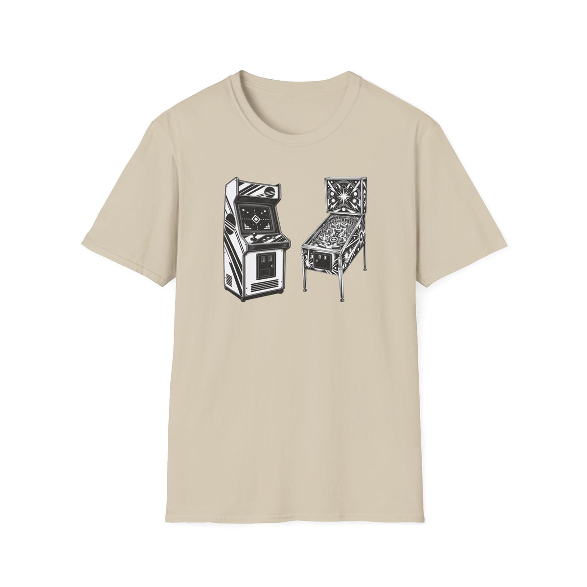 Arcade Game Shirt, Retro Pinball T-Shirt, Vintage Gaming Tee, Game Room Gift, Old School Gamer Shirt