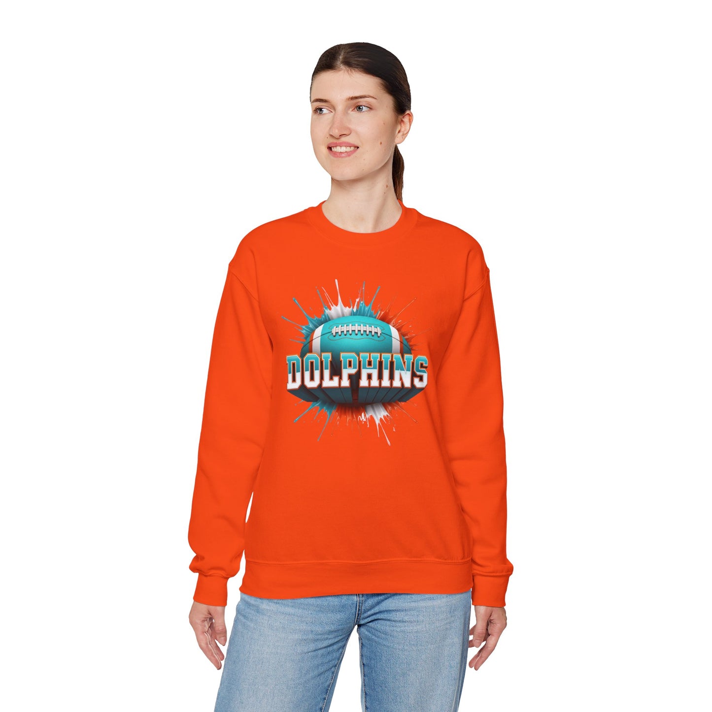 Miami Football Sweatshirt, Miami Team Sweatshirt, Football Gift for Miami Fans, Game Day Sports Fan Football Apparel