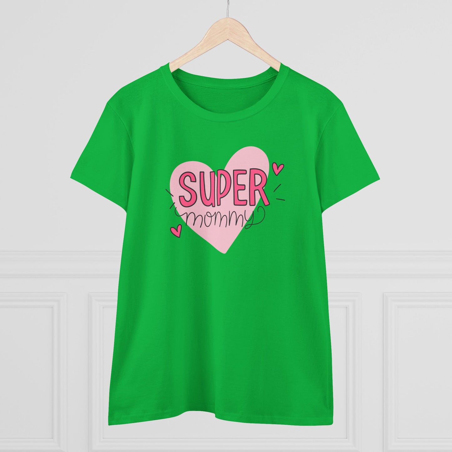 Super Mommy T-Shirt, Gift for Mom, Cute Summer Top, Mother's Day Gift, Family Gatherings, Casual Wear, Mom's Birthday, Supermom