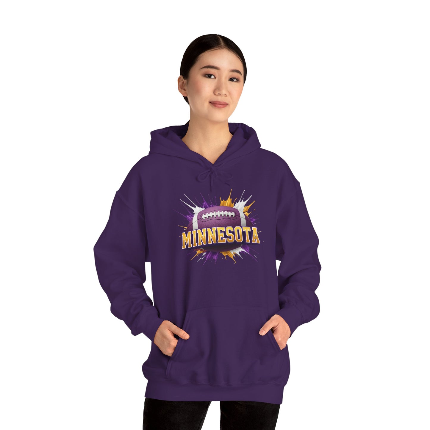 Minnesota Football Hoodie, Minnesota Team Hoodie, Football Gift for Minnesota Fans, Game Day Sports Fan Apparel, Football Fan Gift
