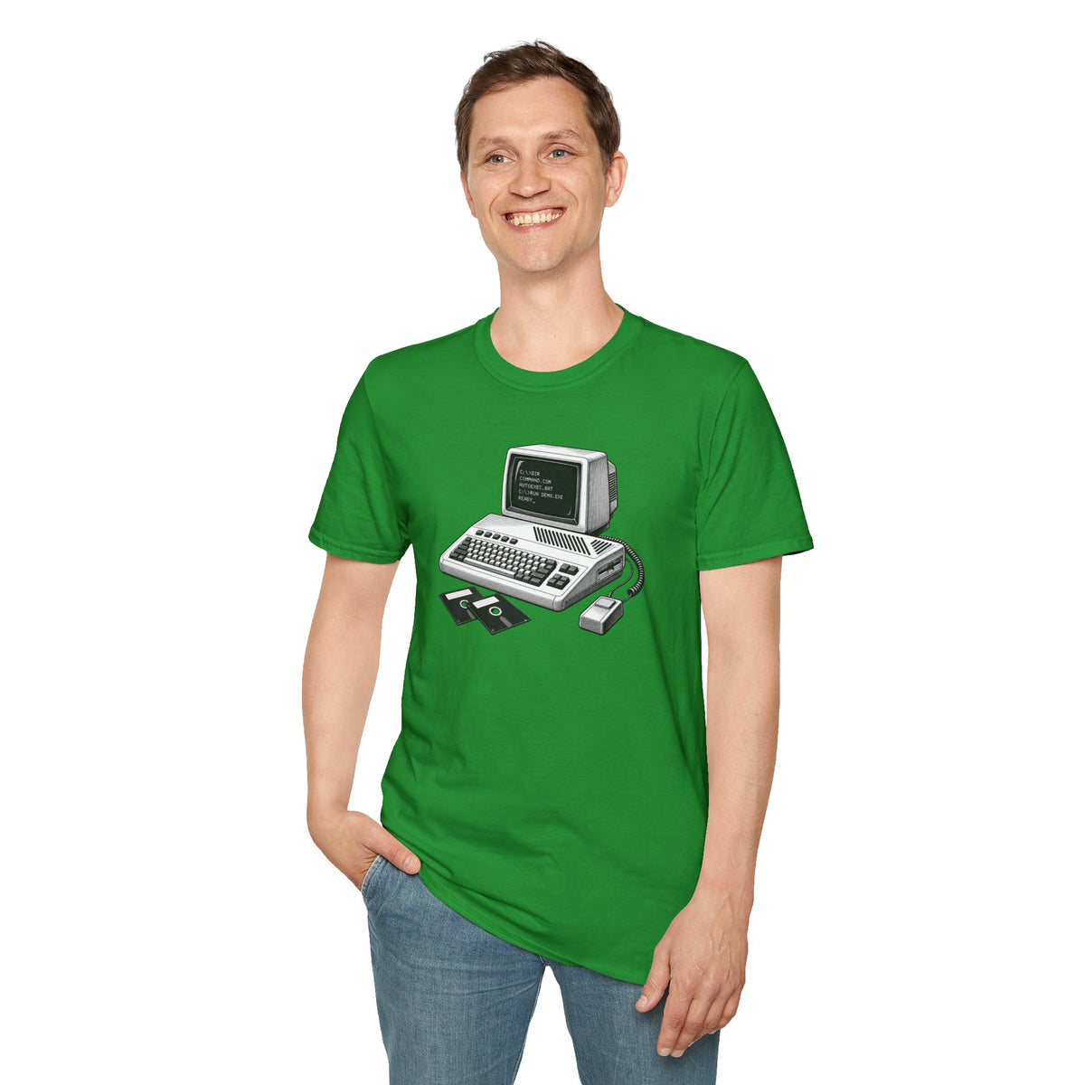 Vintage Computer T-Shirt, Retro Tech Shirt, Floppy Disk Tee, Programmer Gift, Computer Nerd Shirt