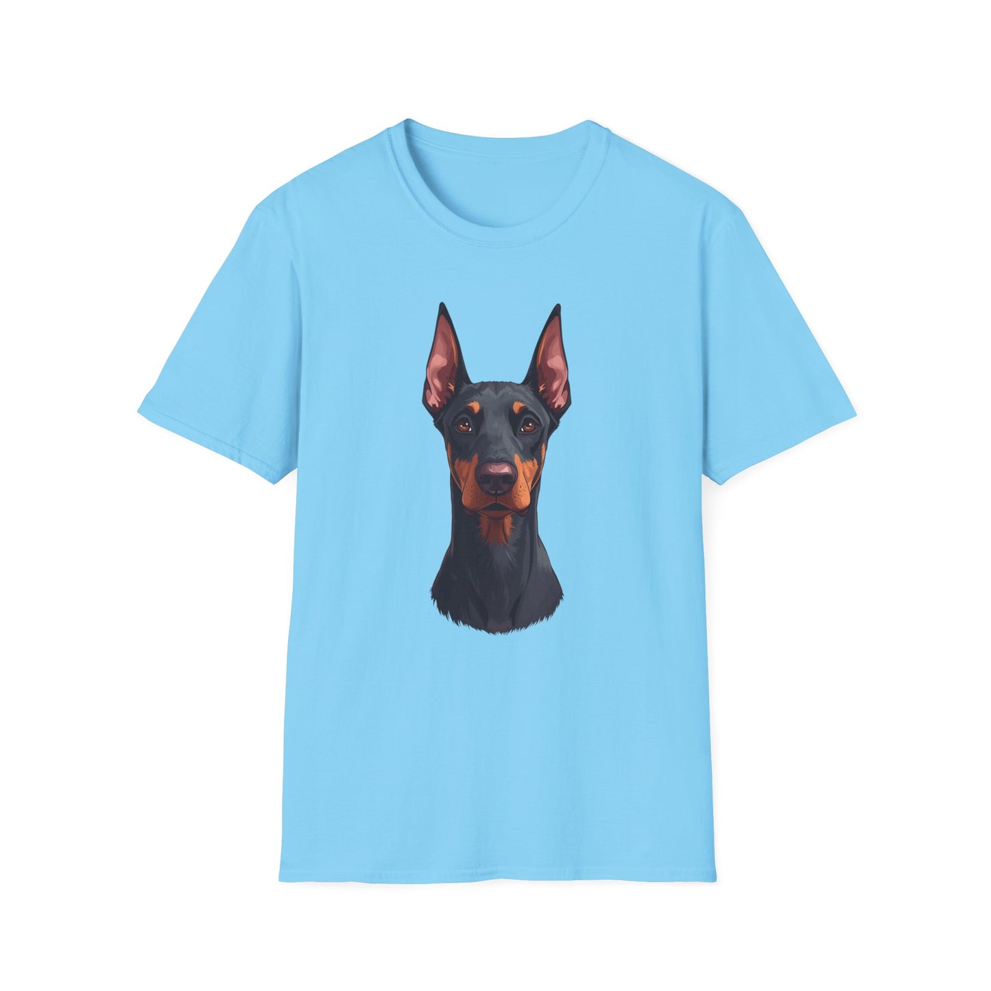 Doberman Dog Portrait Shirt – Doberman Dog Lover Gift, Cute Dog Mom Tee, Dog Dad Shirt, Pet Breed Apparel