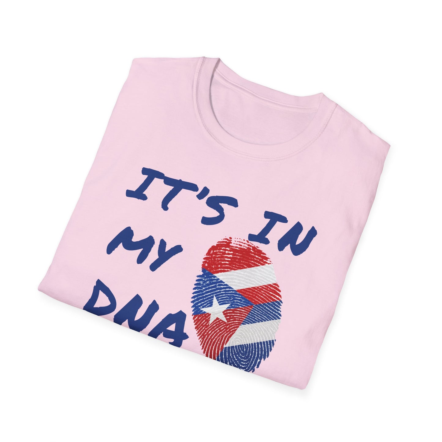 It's In My DNA Cuba-Rican Pride T-Shirt, Graphic Tee for Hispanic Heritage, Cuban - Puerto Rican Heritage, Cuba - Boriqua Pride Tee Gift