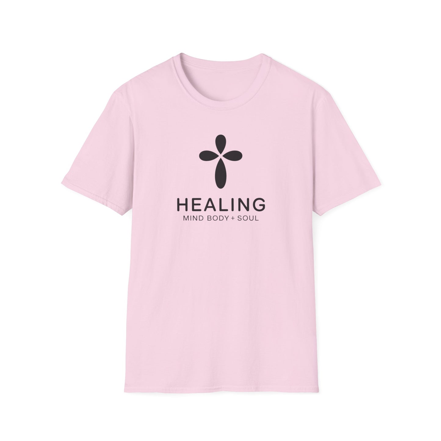 Healing Mind Body Soul T-Shirt – Minimalist Spiritual Wellness Tee, Inspirational Healing Shirt