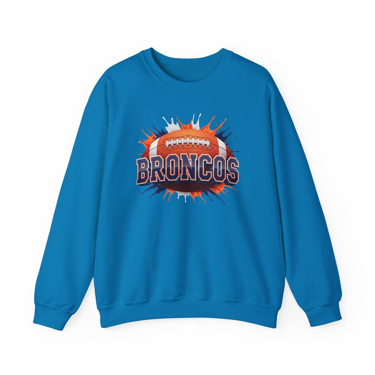Denver Football Sweatshirt, Denver Team Sweatshirt, Football Gift for Denver Fans, Game Day Sports Fan Football Apparel