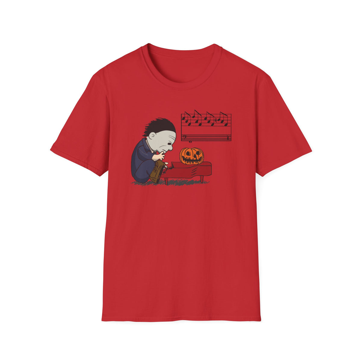 Michael Myers Charlie Brown Halloween T-Shirt, Halloween Shirt, Horror Movie Fan Gift, Horror Movie Characters, Charlie Brown Halloween Tee