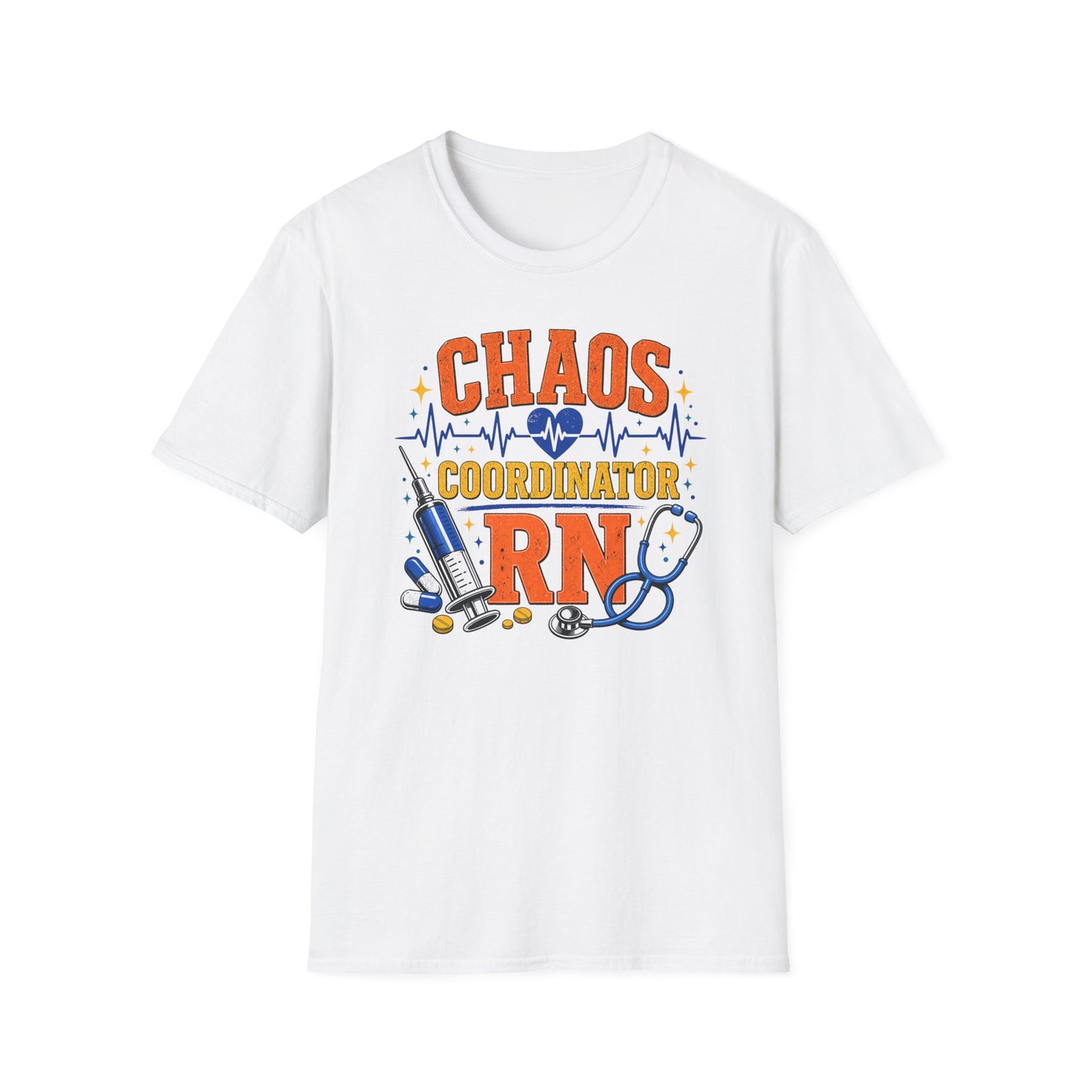 Chaos Coordinator RN Shirt – Funny Nurse Shirt – Nurse Life Tee – Medical Humor Gift for Nurses, RN LPN CNA Nursing Shirt