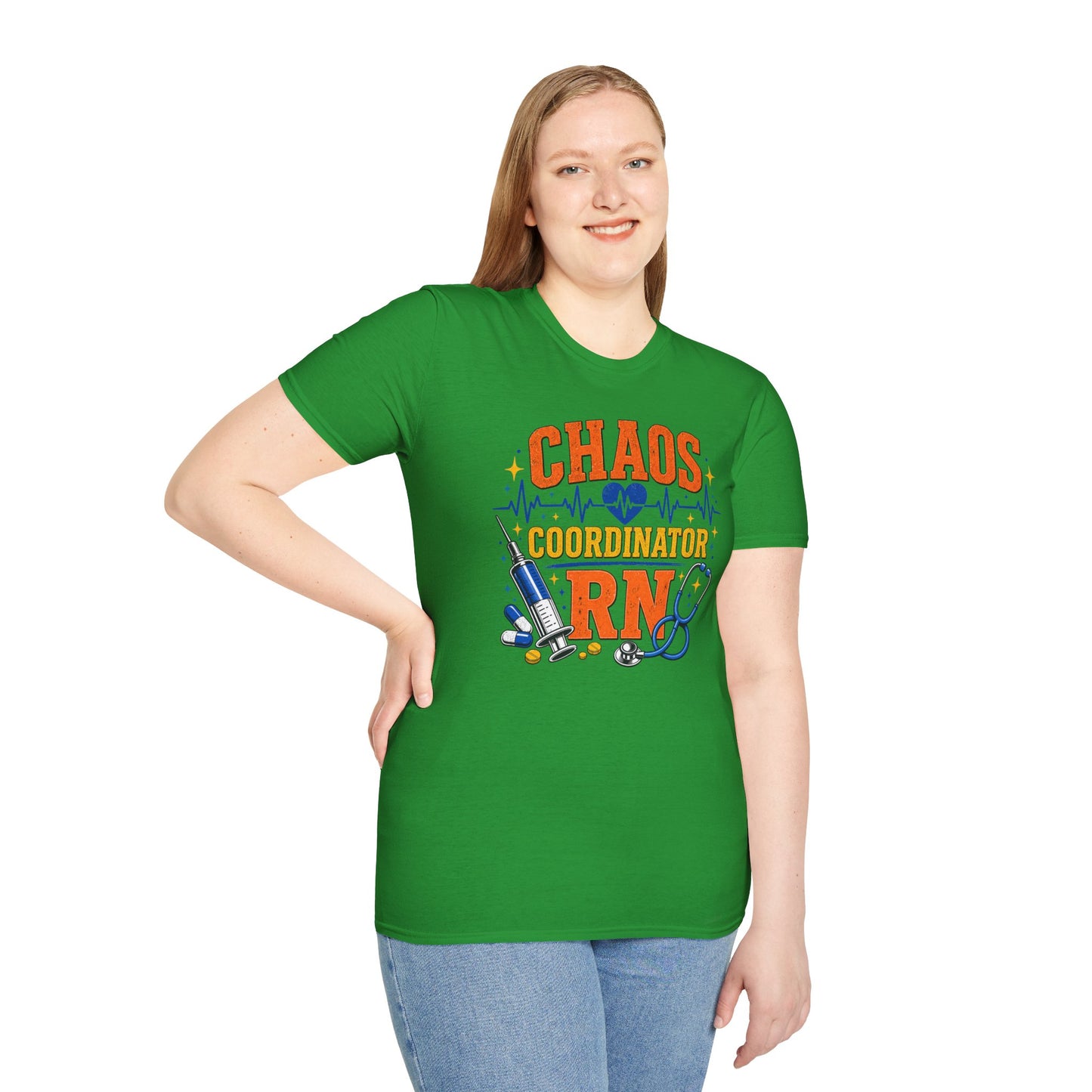 Chaos Coordinator RN Shirt – Funny Nurse Shirt – Nurse Life Tee – Medical Humor Gift for Nurses, RN LPN CNA Nursing Shirt
