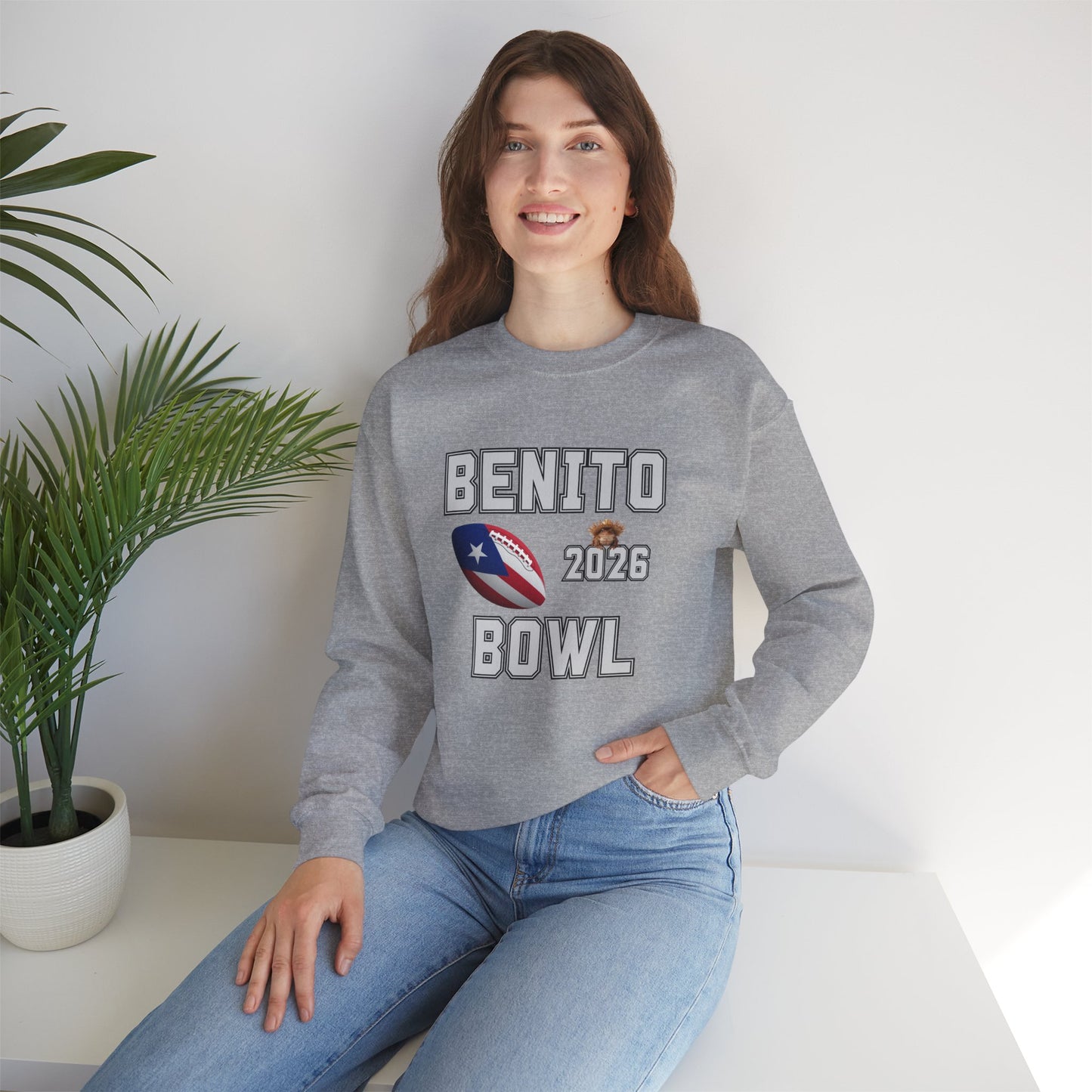 Benito Bowl Halftime 2026 Sweatshirt, Benito Bowl Shirt, Football Fan Gift, Puerto Rico Heritage Sweatshirt, Boriqua Pride Gift