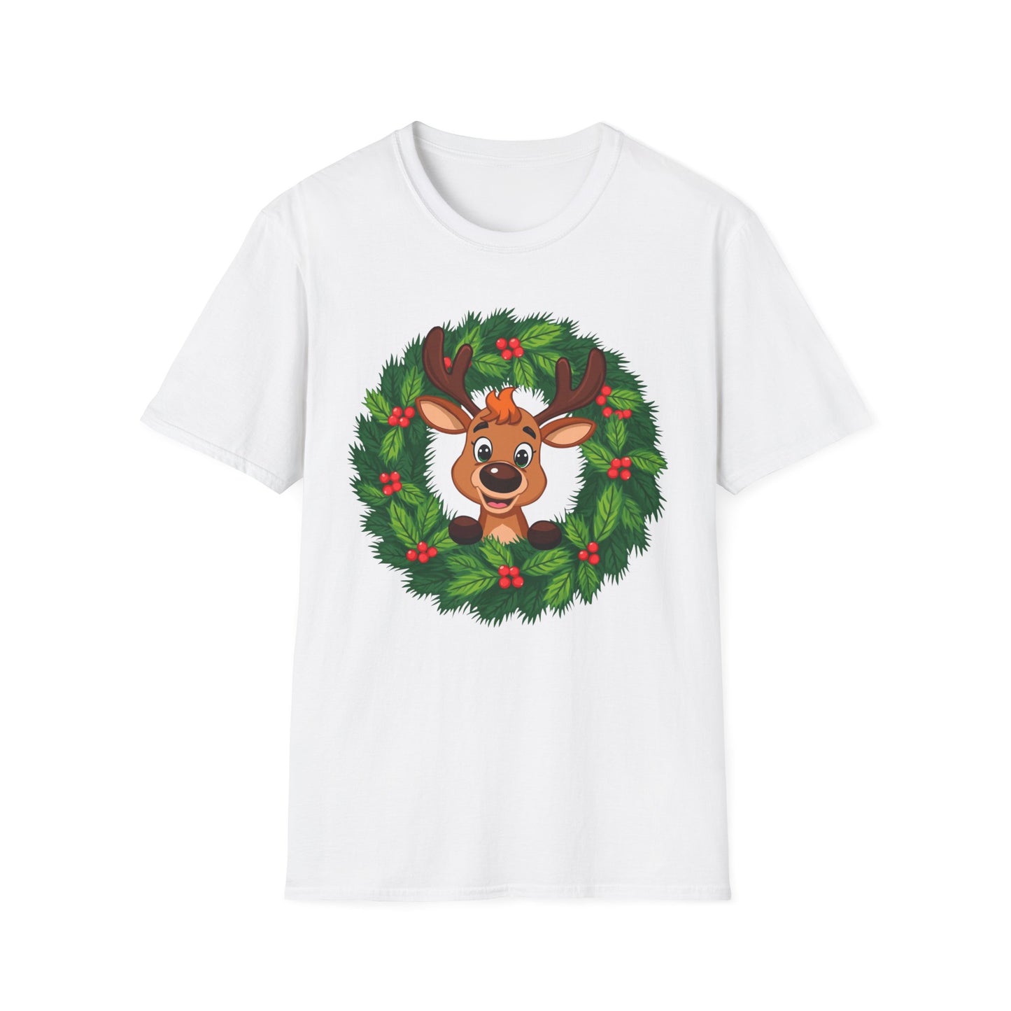 Reindeer in the Wreath Shirt, Family Christmas Shirts, Christmas T Shirt, Holiday Shirt, Cute Xmas Shirt for the family, Holiday Gift