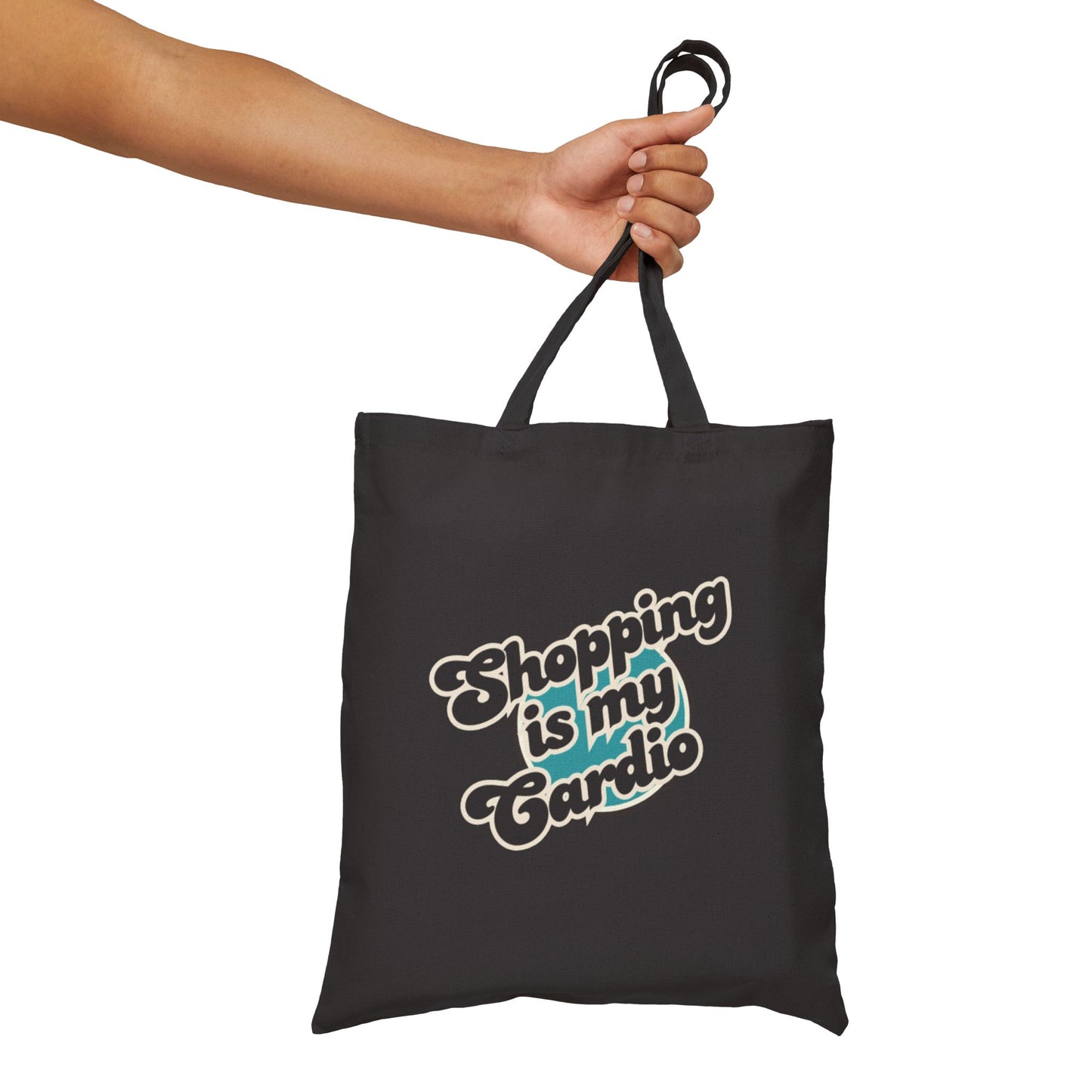 Shopping is my Cardio Tote Bag, Funny Gifts for shoppers, Shopping Tote, Mother's Day Gift, Mom gift, Funny tote bag, Grandma Gift