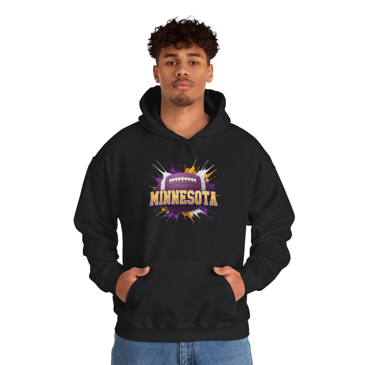Minnesota Football Hoodie, Minnesota Team Hoodie, Football Gift for Minnesota Fans, Game Day Sports Fan Apparel, Football Fan Gift