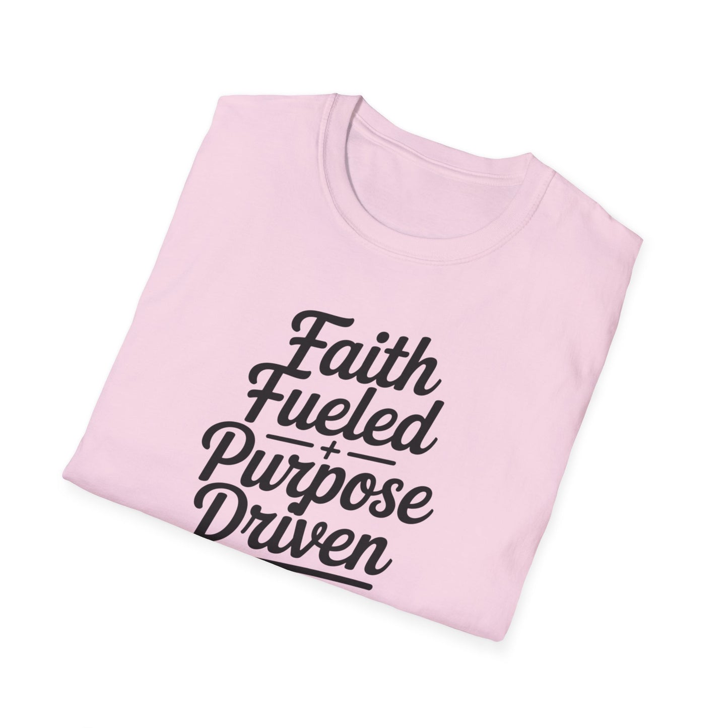 Faith Fueled Purpose Driven T-Shirt – Inspirational Christian Shirt, Motivational Faith Tee for Women & Men