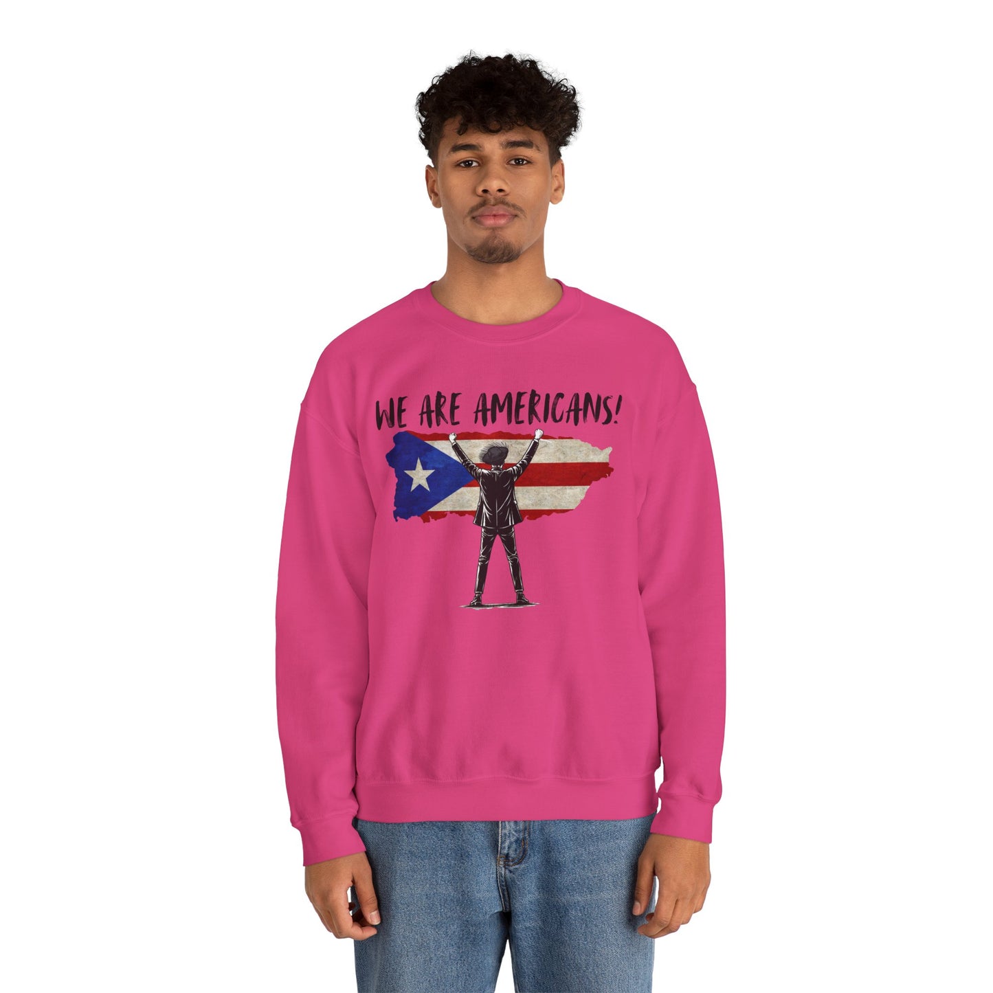 Benito We are Americans Sweatshirt, Benito Bowl, Football Fan Gift, Puerto Rico Boricua Heritage Culture Pride sweatshirt