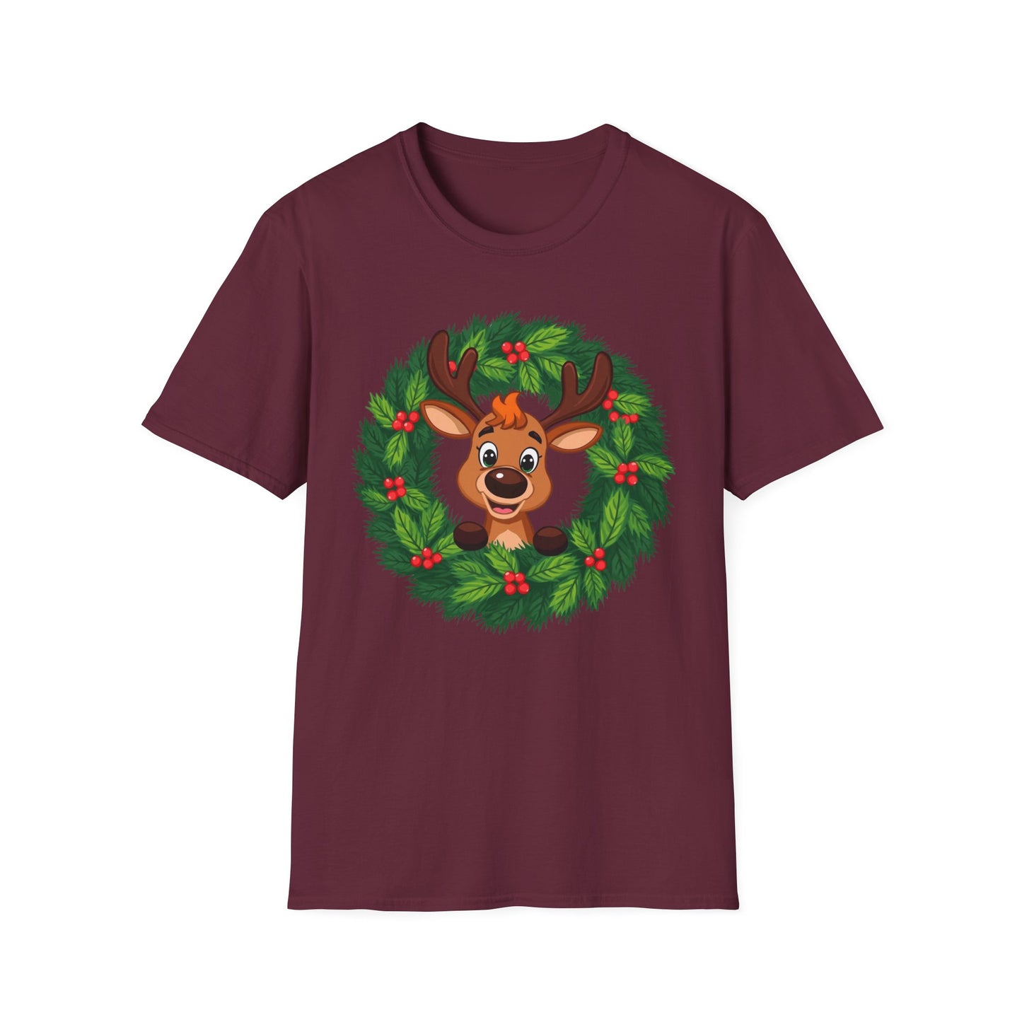 Reindeer in the Wreath Shirt, Family Christmas Shirts, Christmas T Shirt, Holiday Shirt, Cute Xmas Shirt for the family, Holiday Gift