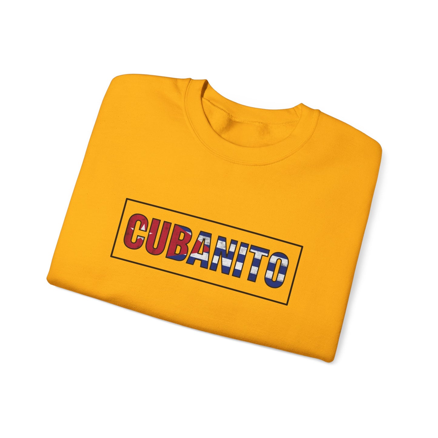 CUBANITO Sweatshirt – Cuban Flag Sweatshirt for Men, Latino Pride Sweatshirt, Cuba Heritage Top, Cuban Culture Graphic Sweatshirt