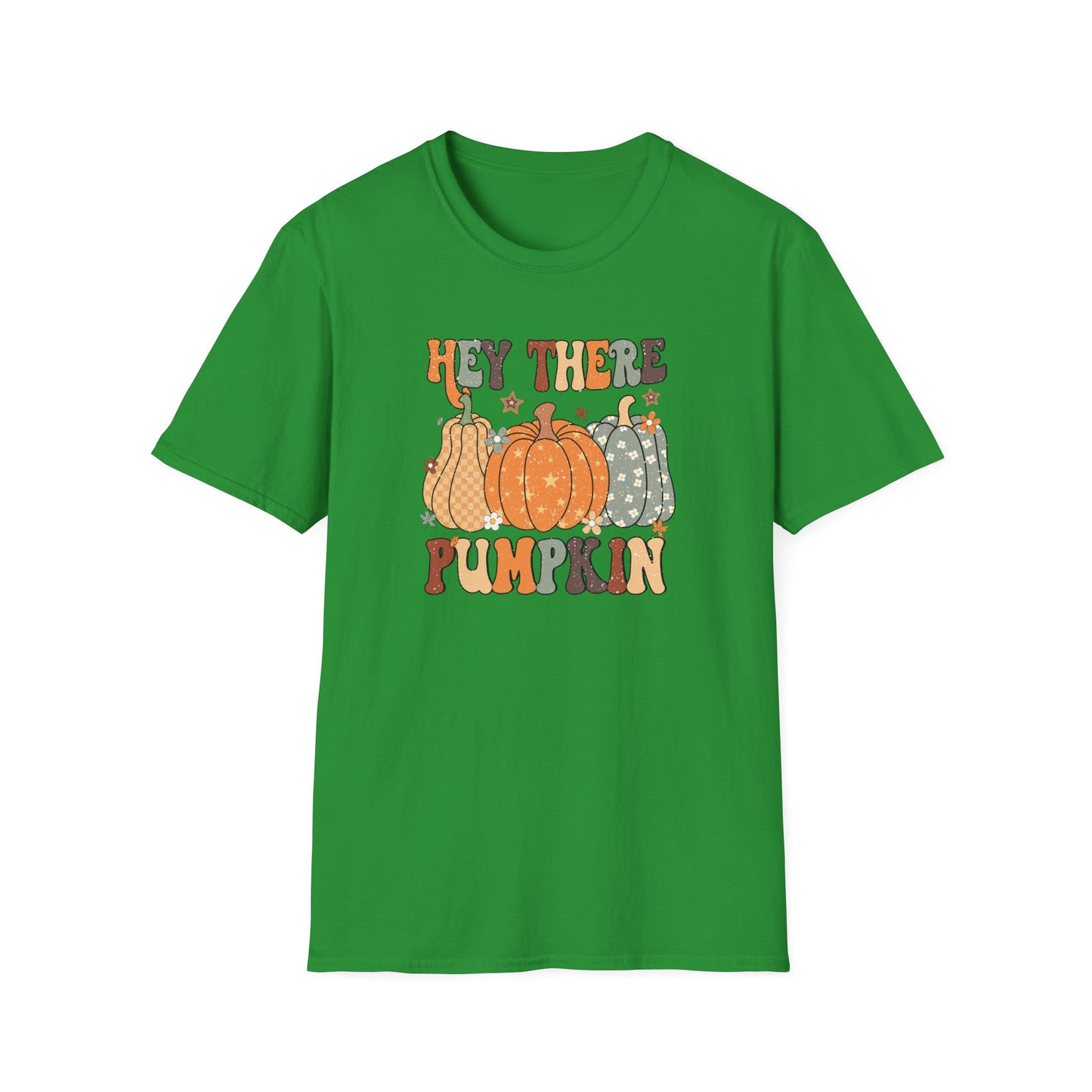 Hey There Pumpkin Fall T-Shirt - Cute Women's Autumn Tee, Thanksgiving Shirt, Pumpkin Thanksgiving Tee, Cozy Fall Tee for Her, Friendsgiving