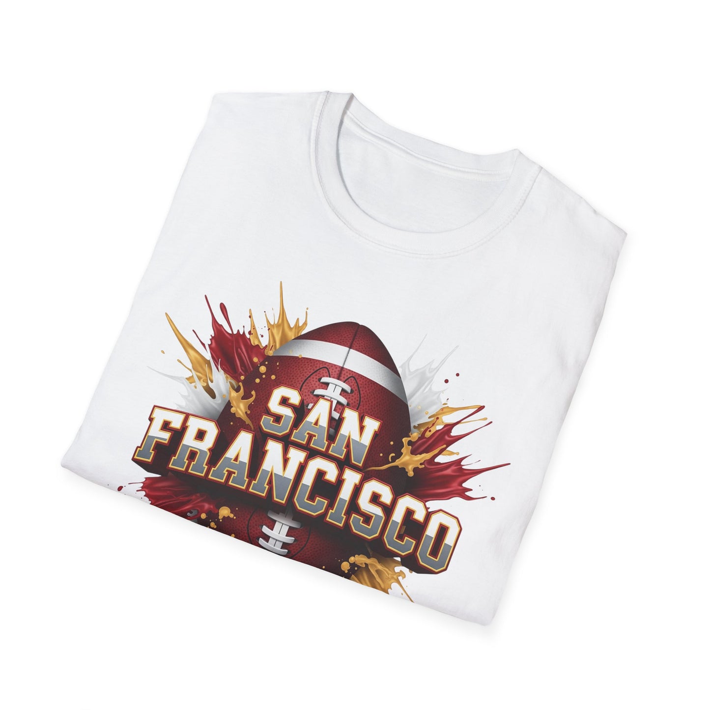 San Francisco Football Unisex T-Shirt, San Francisco Team Tee, Football Gift for San Francisco Fans, Game Day Shirt, Sports Fan Apparel