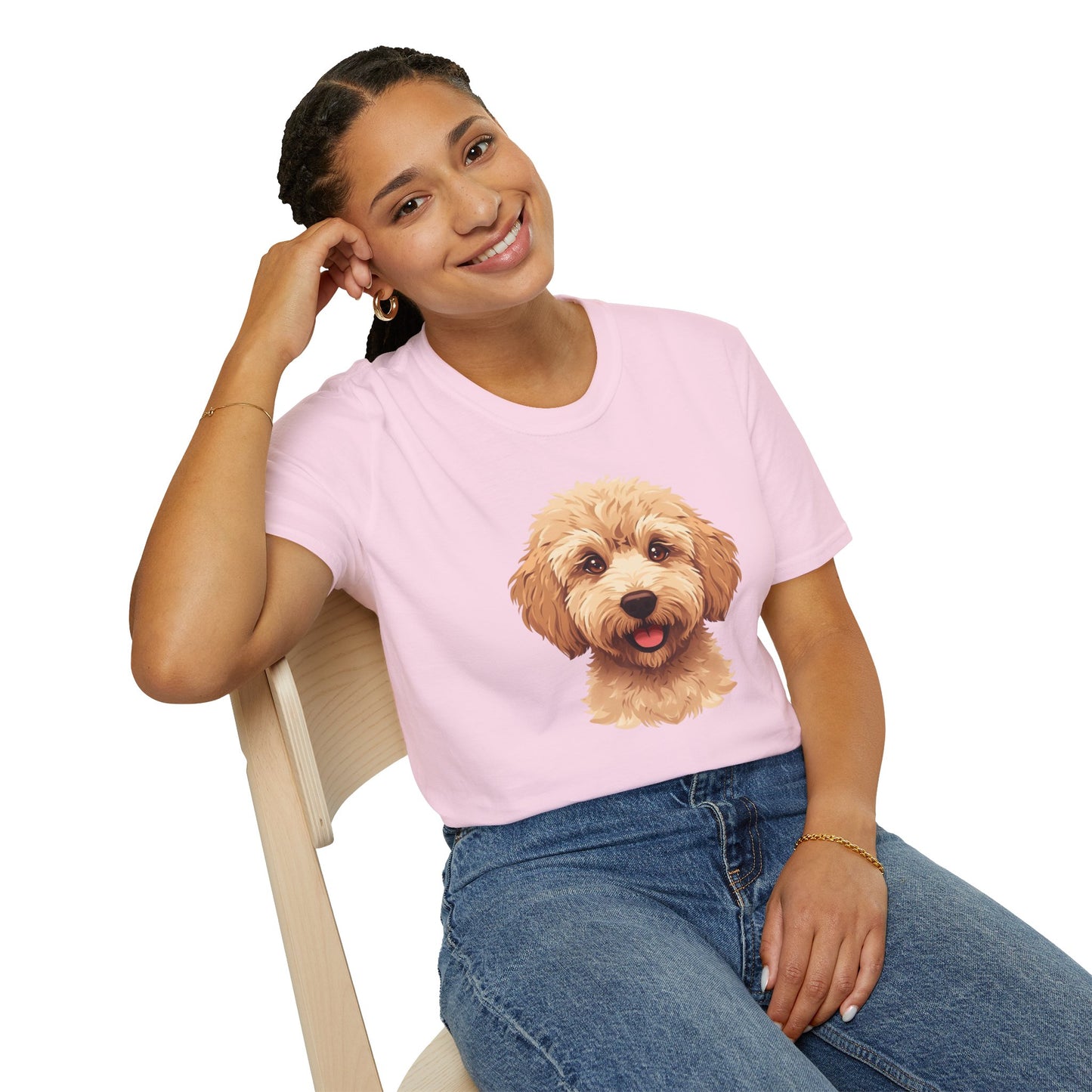 Labradoodle Dog Portrait Shirt – Labradoodle Dog Lover Gift, Cute Dog Mom Tee, Dog Dad Shirt, Pet Breed Apparel
